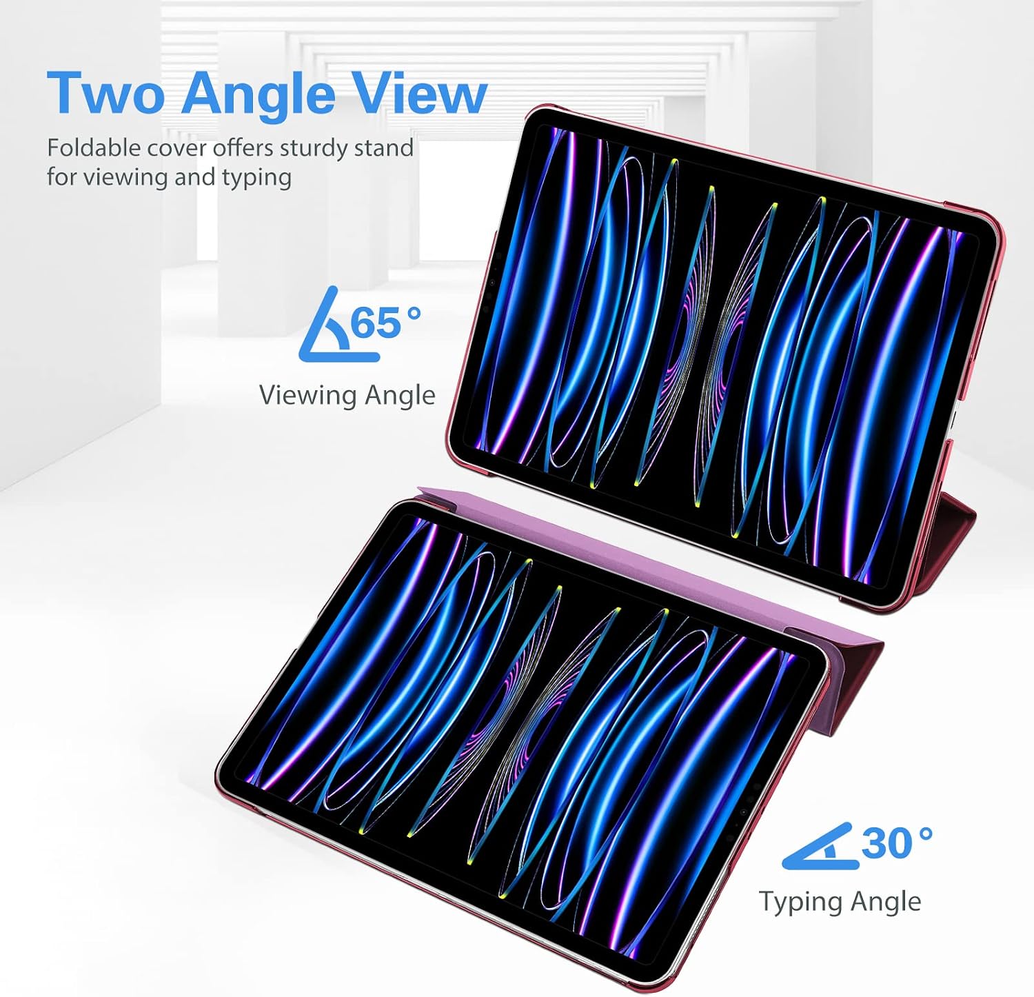 Thumbnail 5 de ProCase Smart Case for iPad Pro 11-inch, Wine
