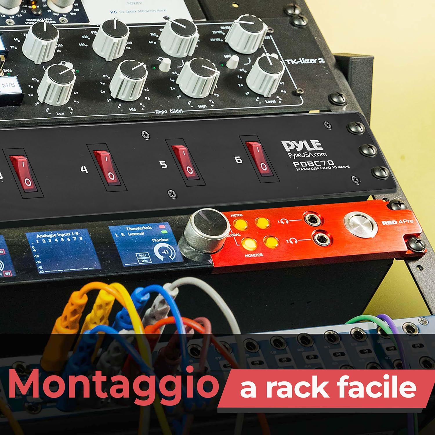 Thumbnail 5 de Pyle Multipresa Rack 1U con 150 Joule