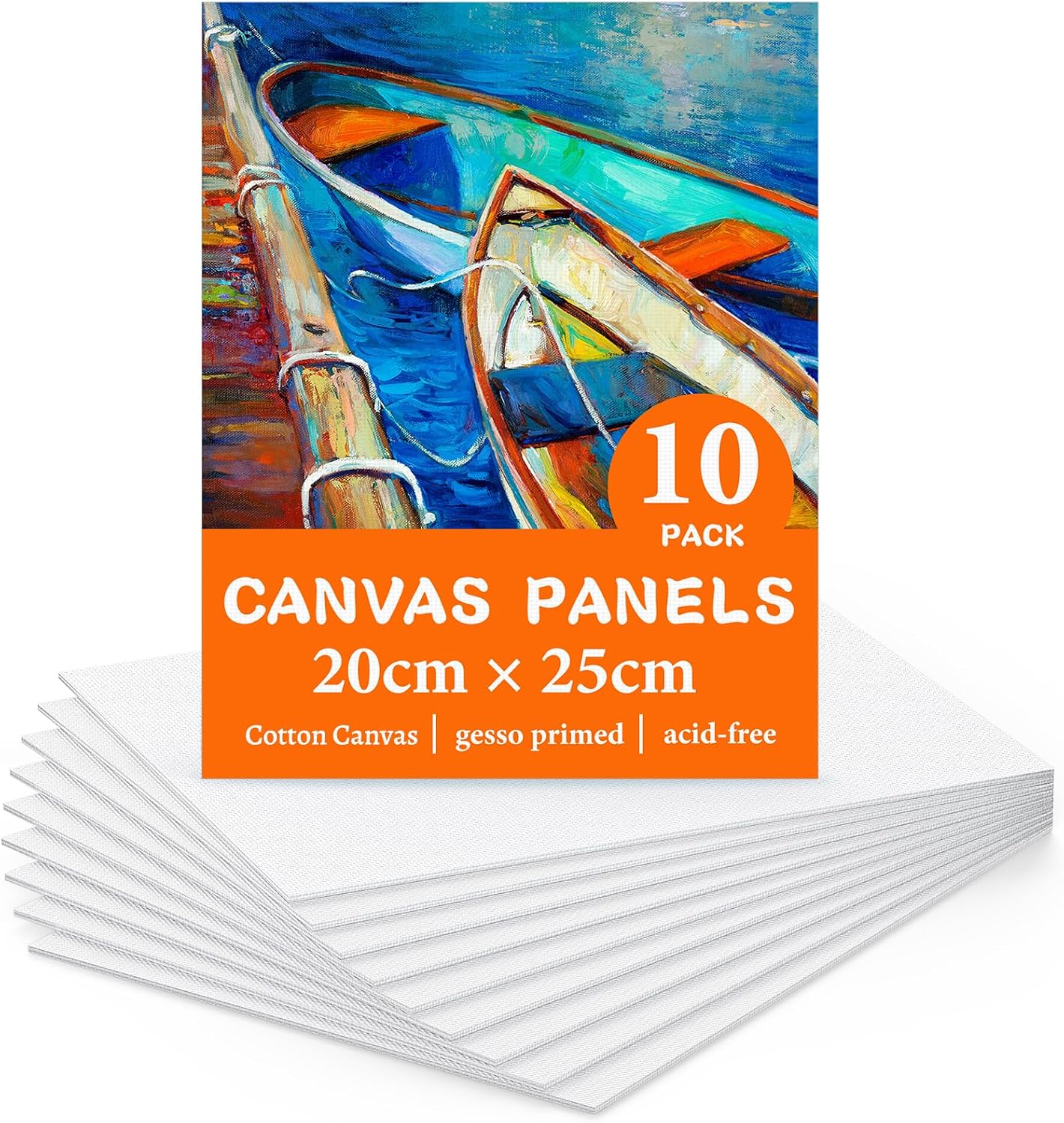 Detalle de Koncci 20x25cm Canvas Panels 10 Pack