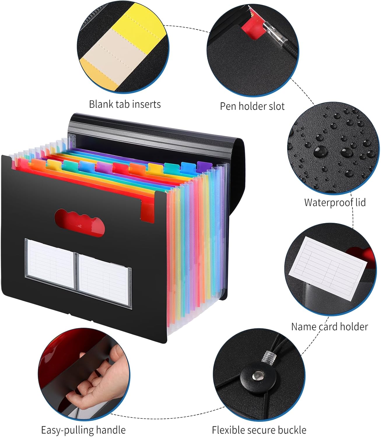 Thumbnail 2 de Diboniur Fächermappe A4 13 Fächer 📁