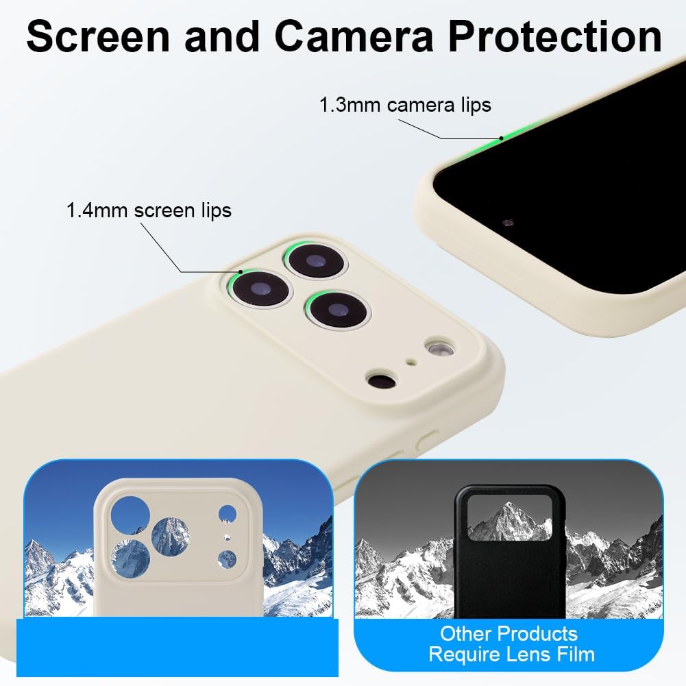 Detalle de OFFCUP V9-WT-PG17SJT-FBA iPhone 17 Pro Case with 2 Screen Protectors