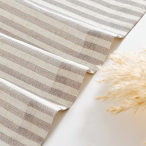 Detalle de Rideau cuisine TOPICK demi brise-bise 125 x 40 cm