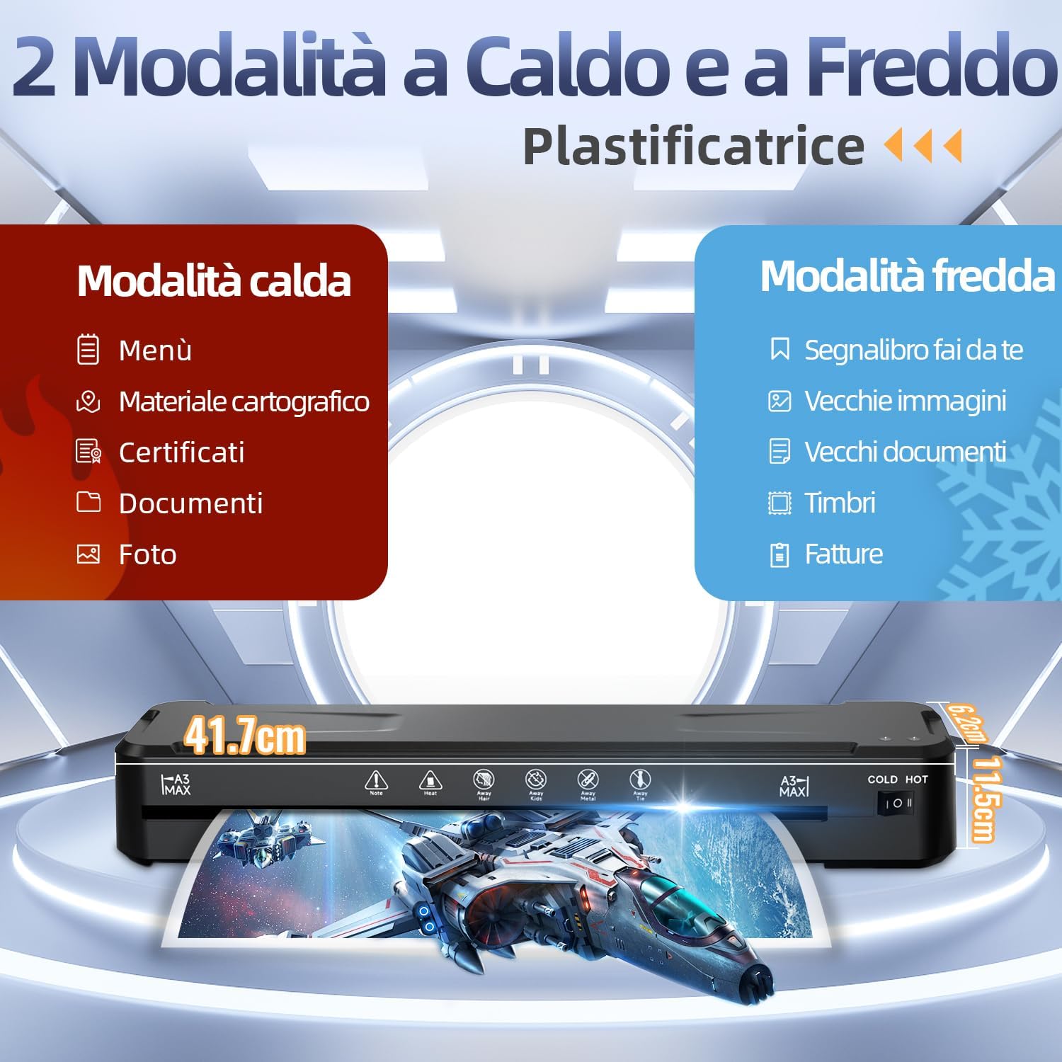 Thumbnail 1 de MAXDONE Plastificatrice A3 355 mm/min 📠