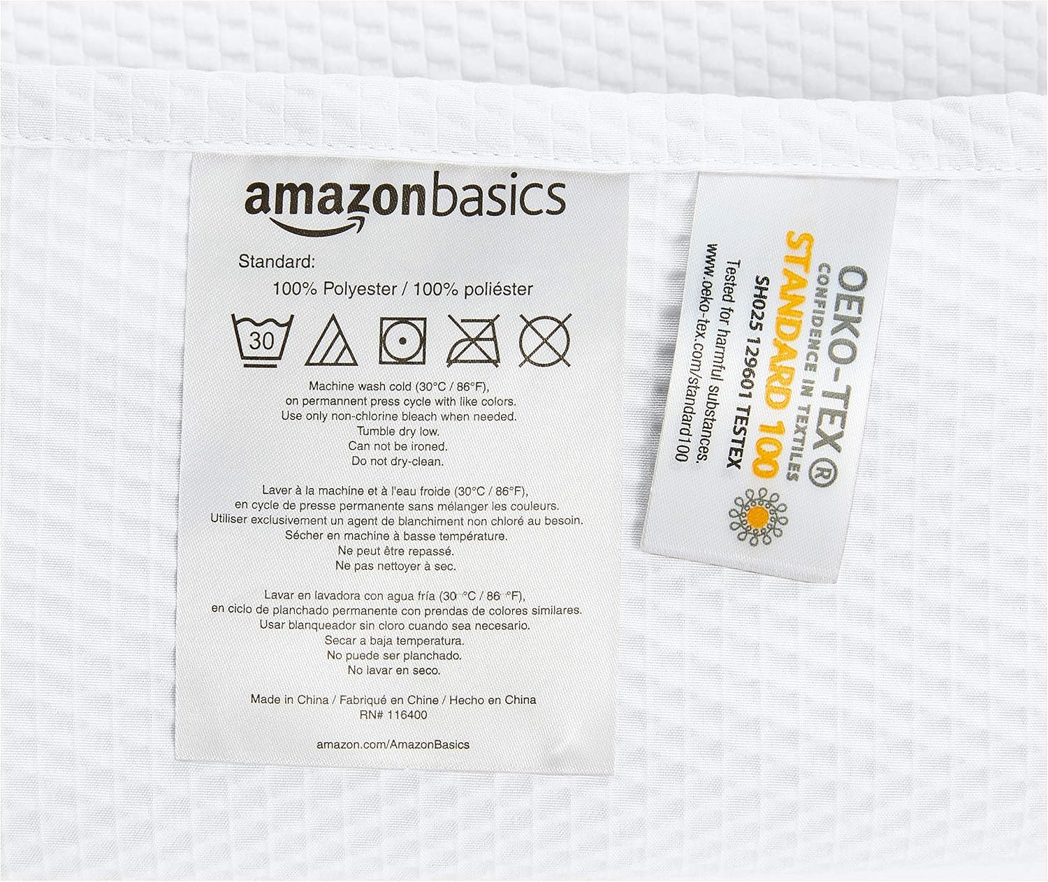 Thumbnail 4 de Amazon Basics Rideau de douche 183 x 183 cm