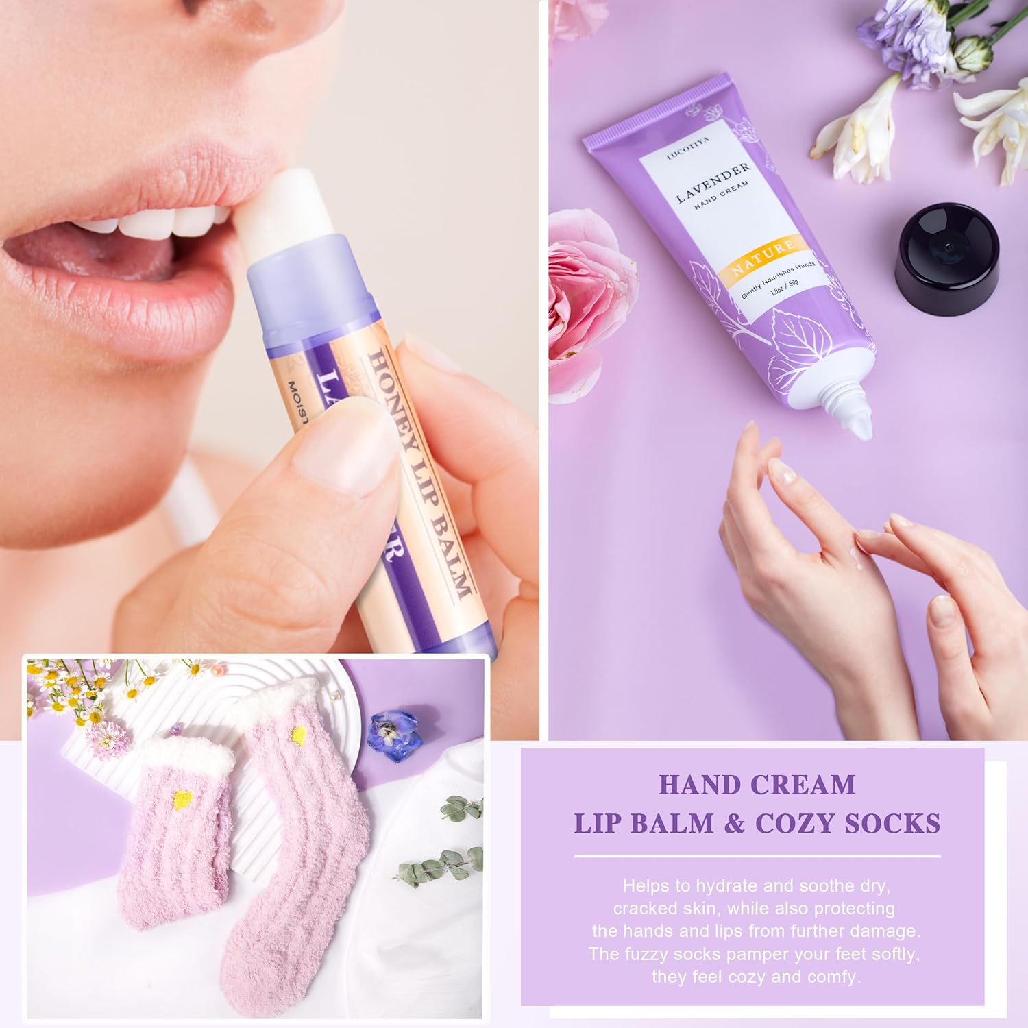Thumbnail 4 de LUCOTIYA Women’s Gift Basket: A Thoughtful 7-Piece Pampering Set for Any Occasion