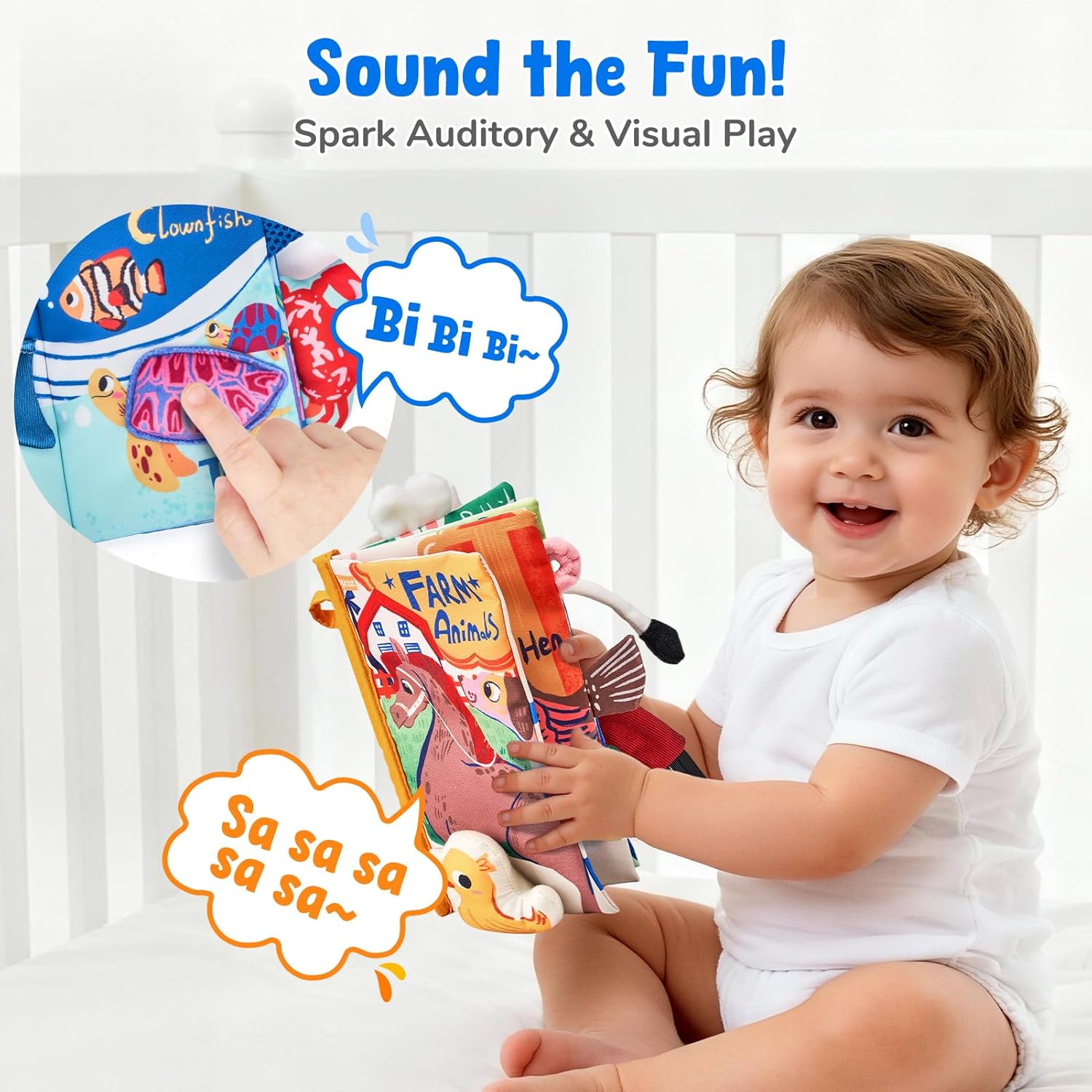 Thumbnail 6 de JoyCat Baby Books 0-6 Months: Twin Sensory Book Set for Babies
