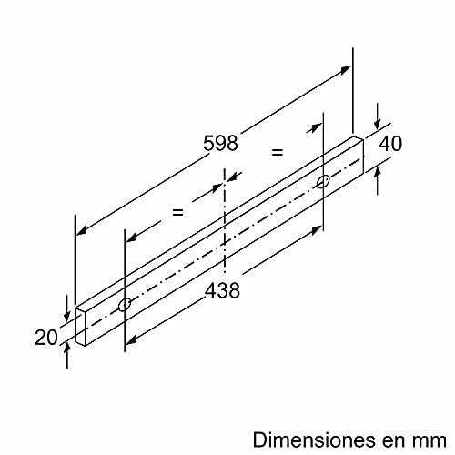 Detalle de Balay Campana Telescópica 60 cm (3BT262MB): discreta, eficiente y fácil de mantener