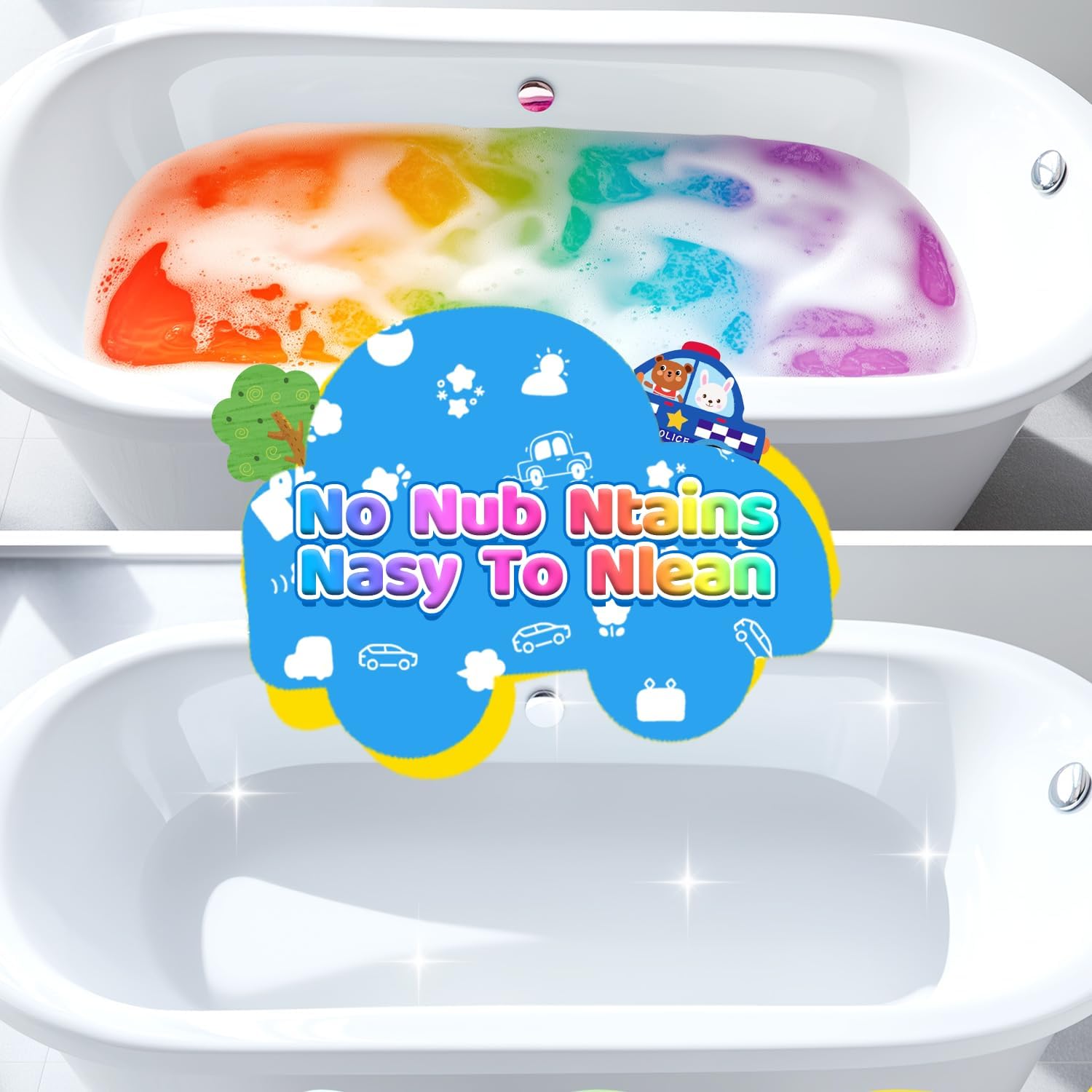 Detalle 2 de Kids' Vehicle Bath Bombs, 6-Pack