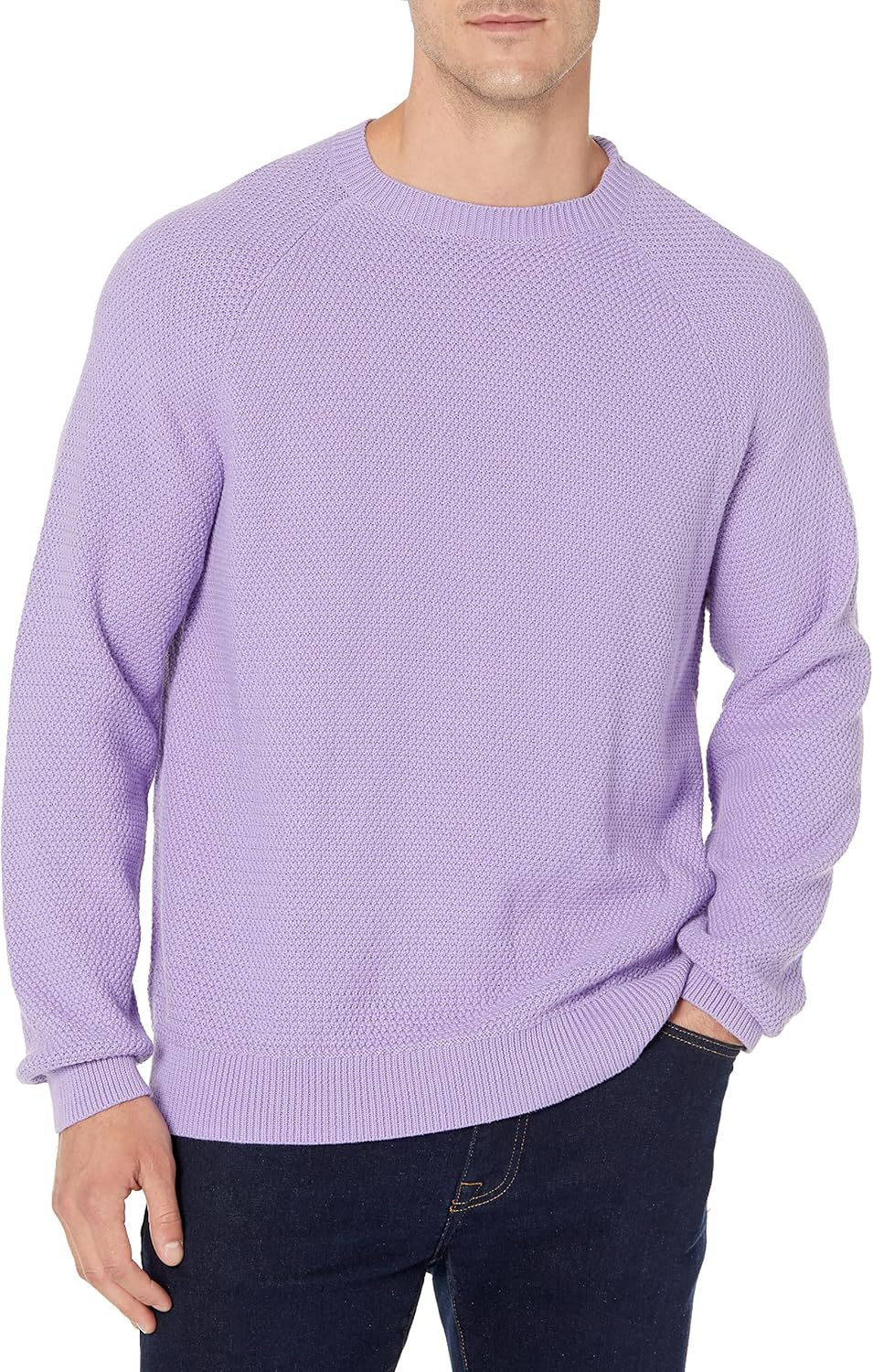 Thumbnail 4 de Amazon Essentials Men's Oversized-Fit Textured Cotton Crewneck Sweatshirt