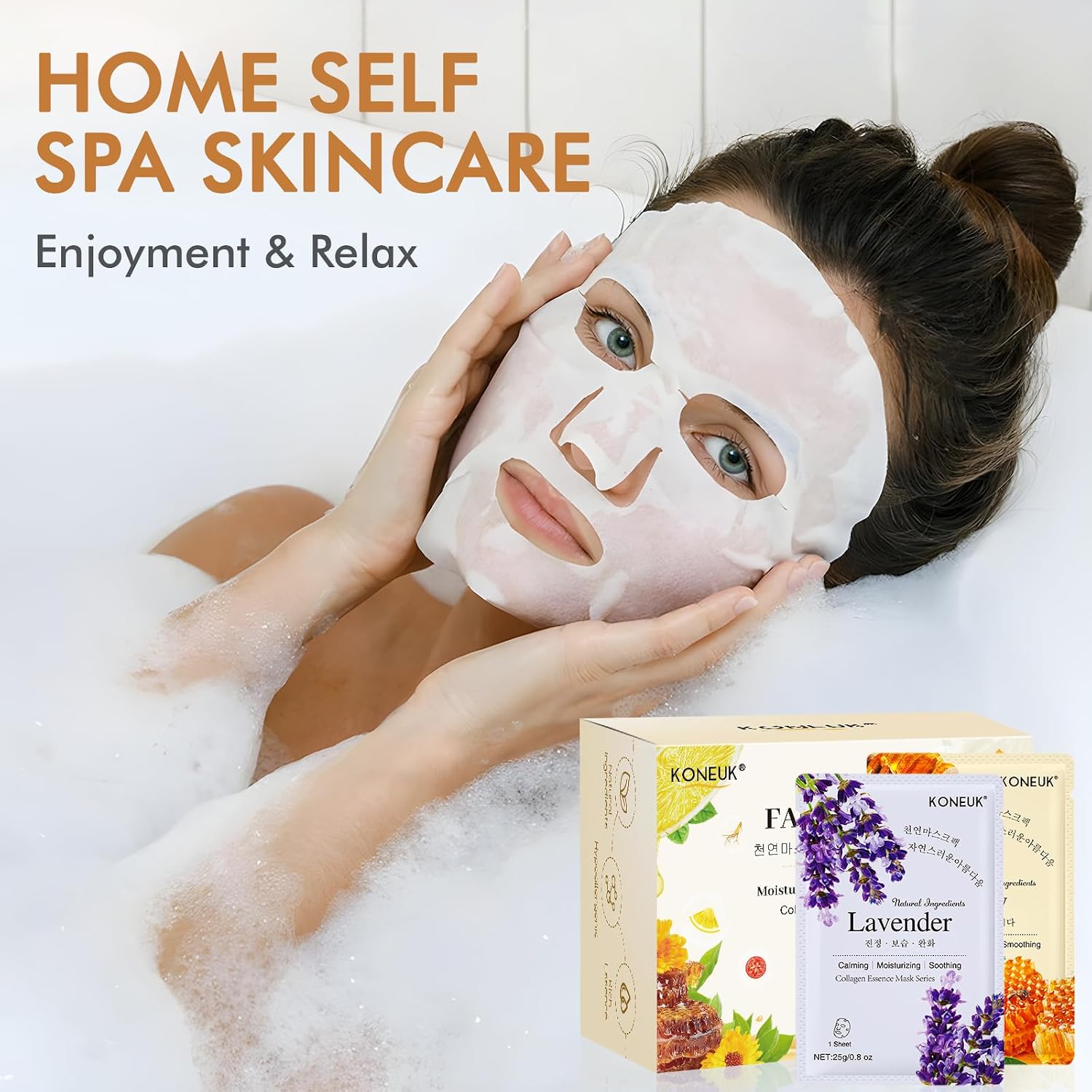 Thumbnail 6 de KONEUK 60 Pack Collagen Face Masks for Women