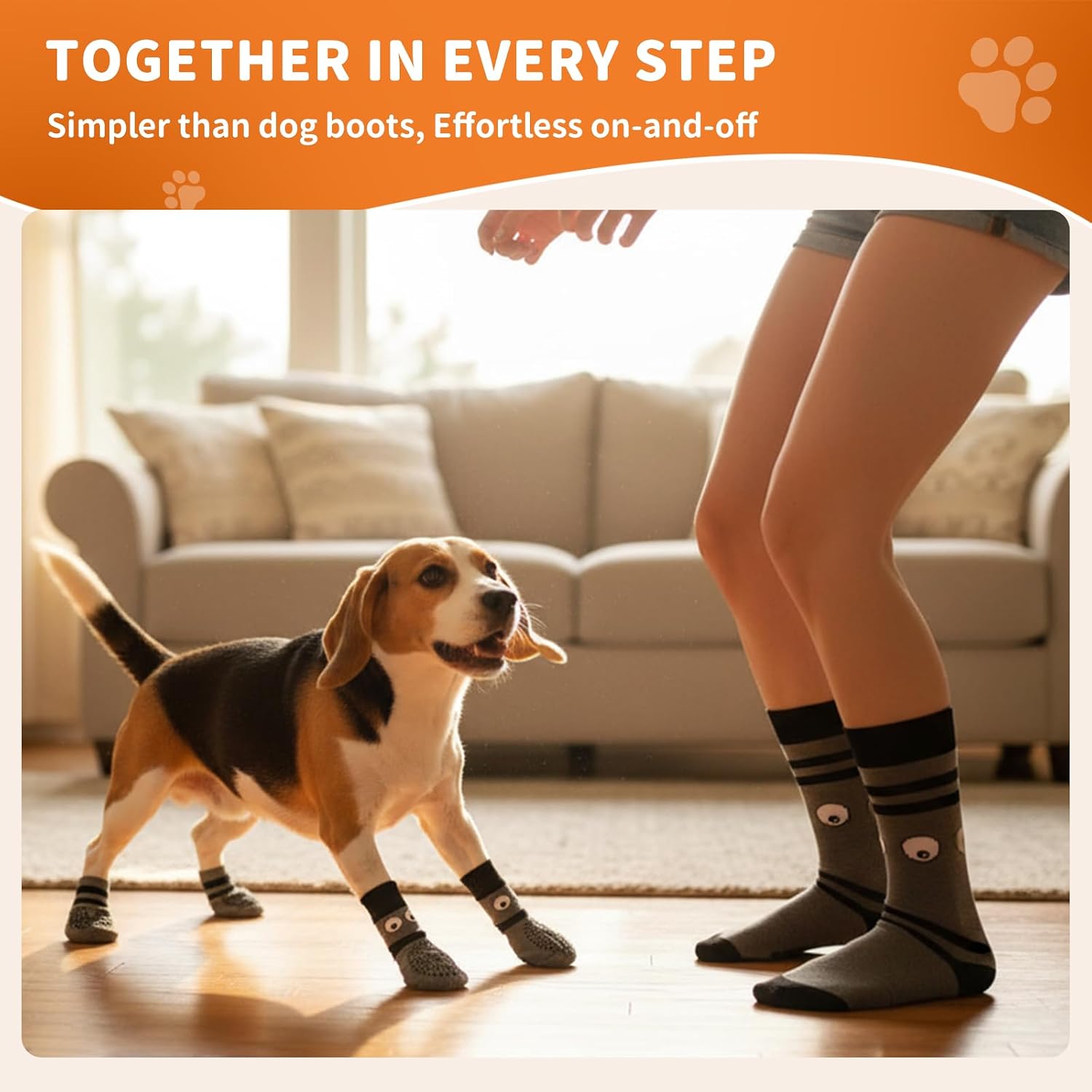 Thumbnail 1 de Non-Slip Dog Socks, Size L