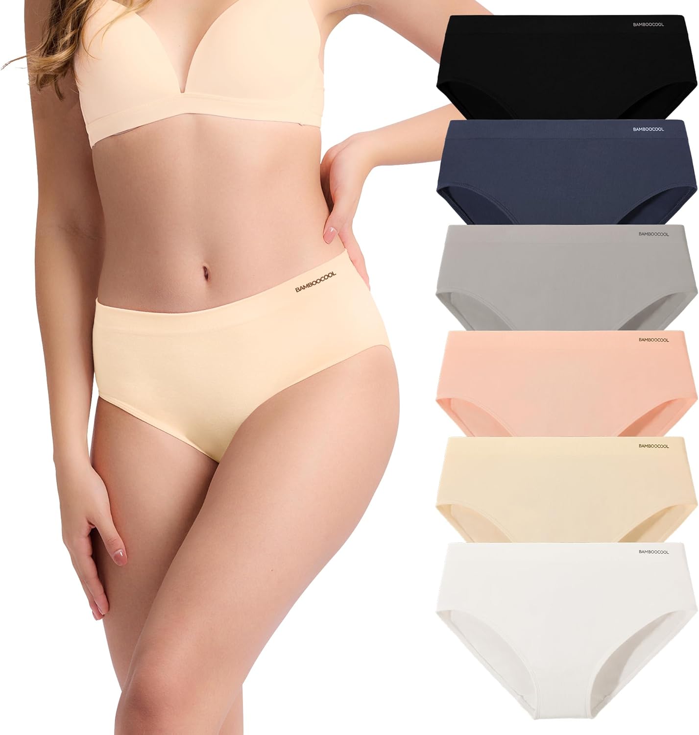 Thumbnail 6 de Bamboo Bikini Panties 6-Pack 🩲