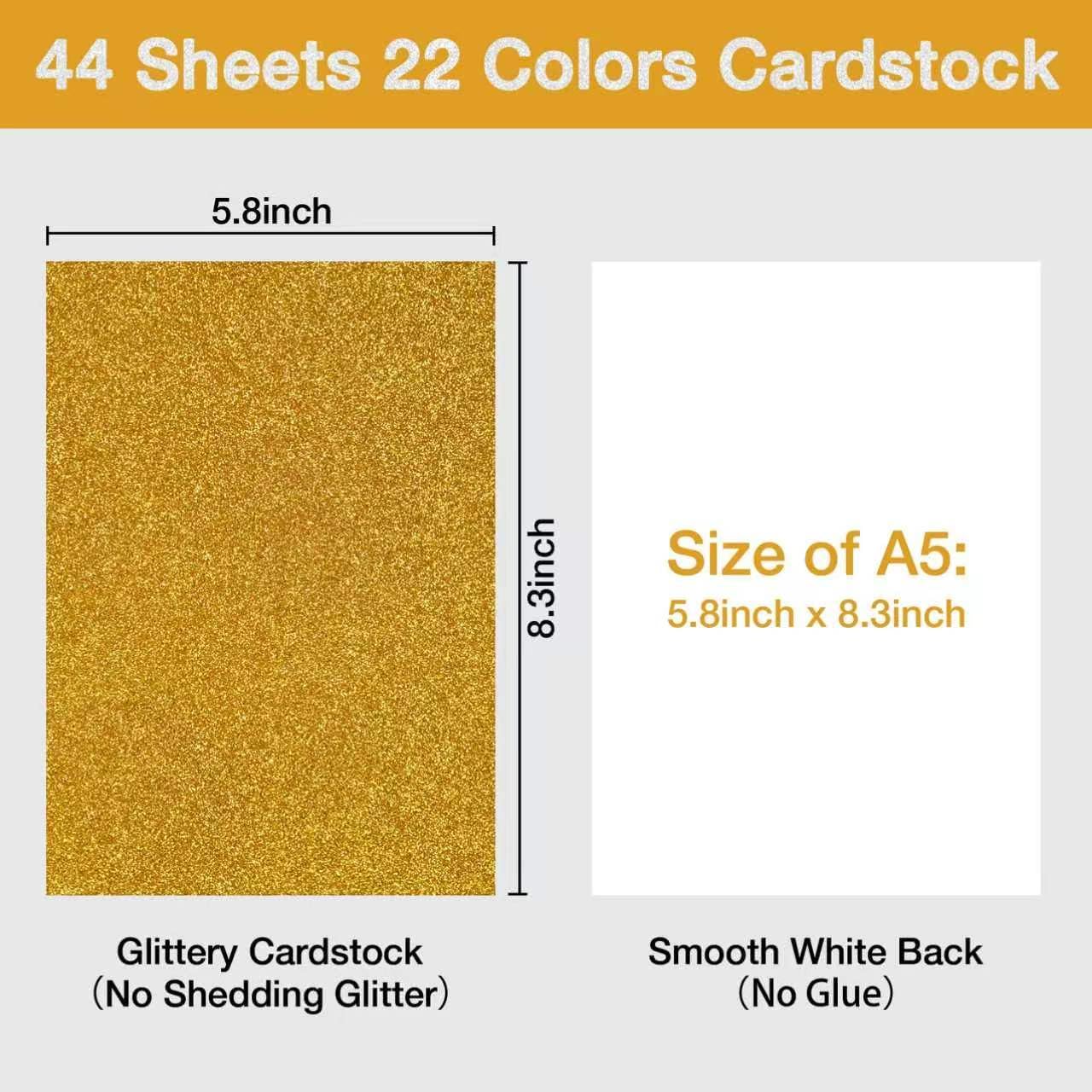 Thumbnail 6 de TORC Glitter Cardstock Paper, 250 GSM