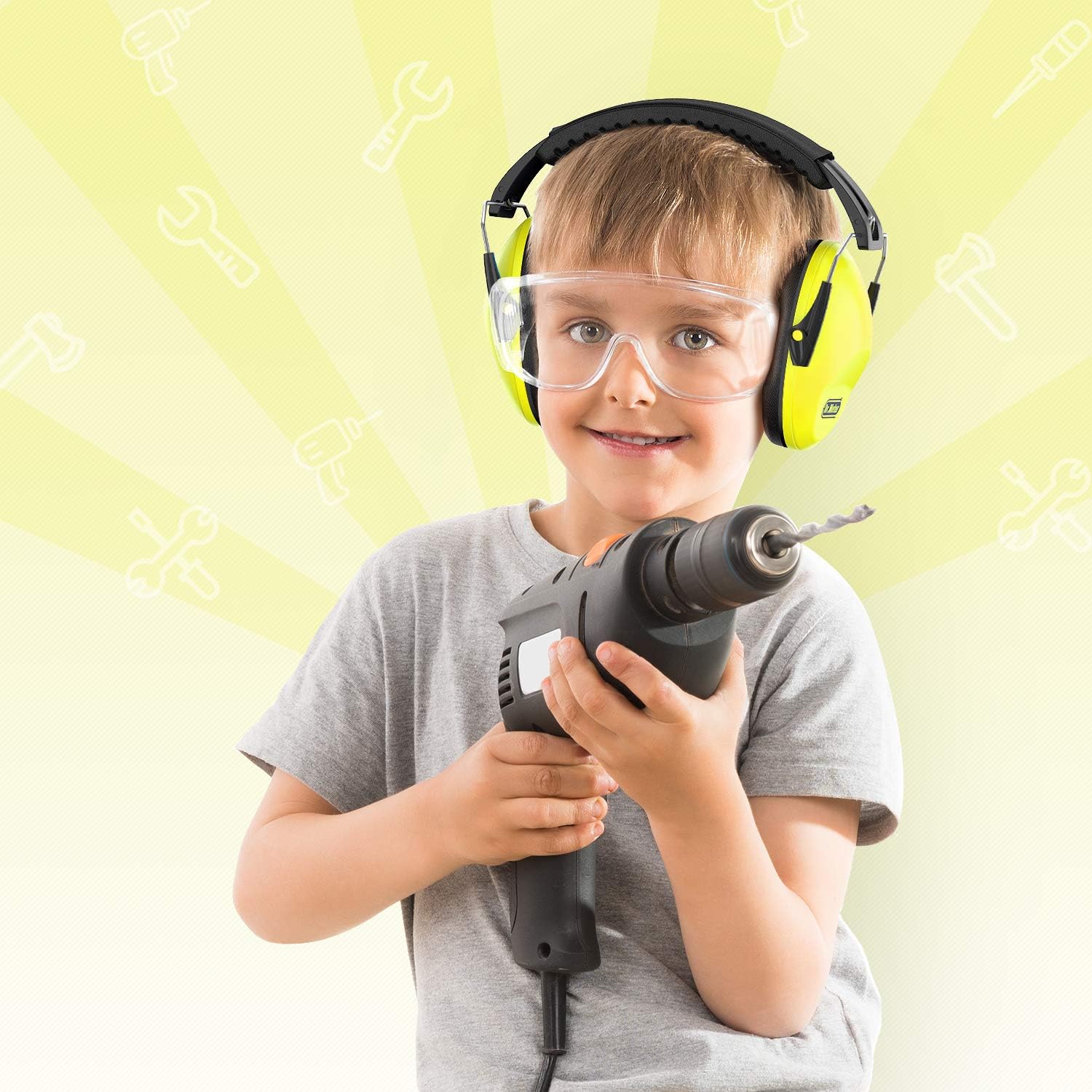 Detalle de Dr.meter Gehörschutz Kind – Kids Ohrenschützer mit verstellbarem Kopfband (NRR 27 dB) für Schlafen & Lernen