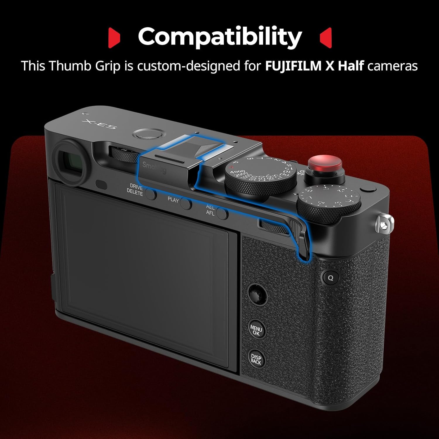 Detalle de SMALLRIG impugnatura Thumb Grip X-E5 7 g