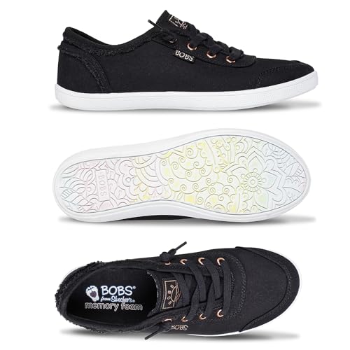 Thumbnail 6 de Skechers Women's Bobs B Cute Trainer, Black/White, UK 6