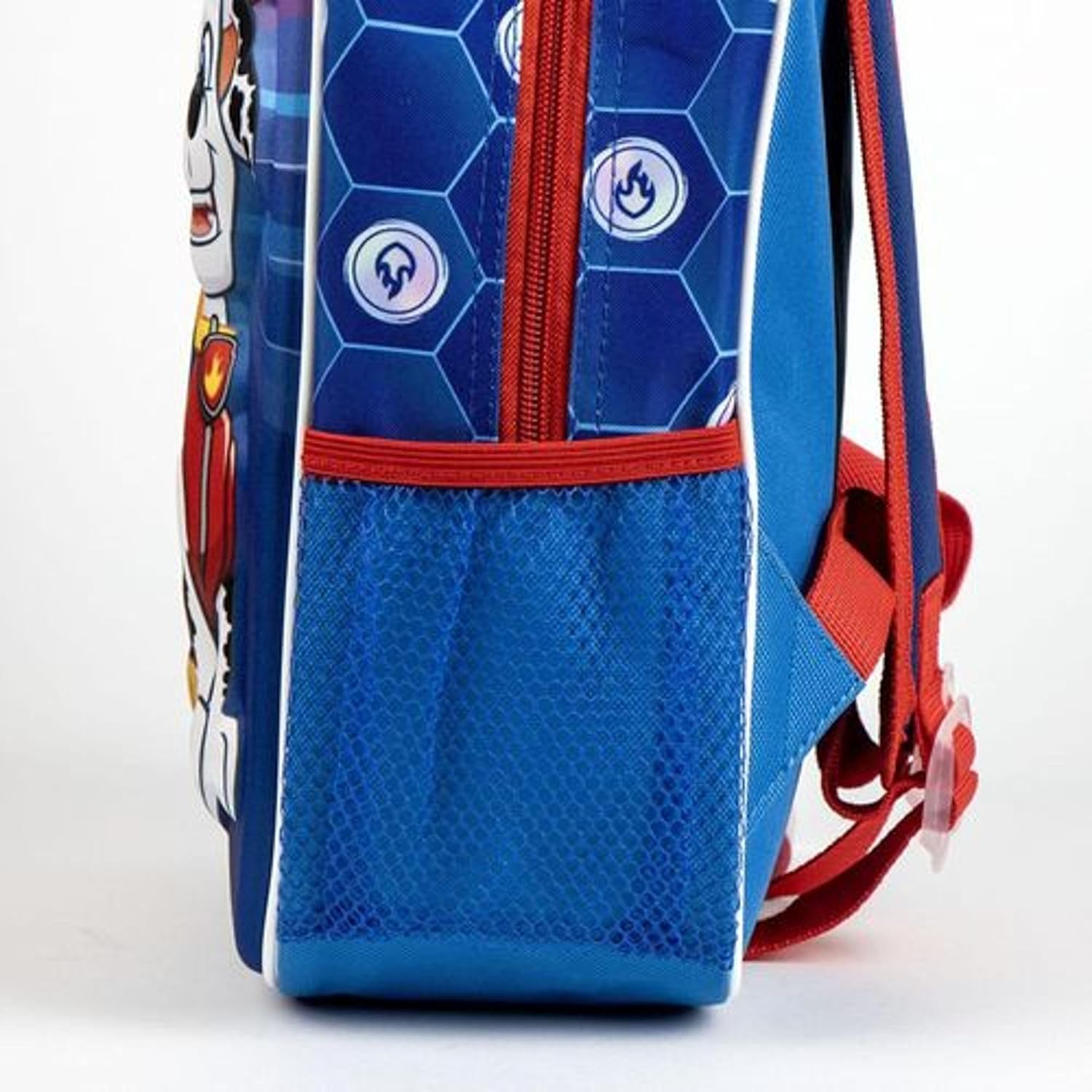 Detalle de Sac à dos Paw Patrol pour enfants avec motif 3D Chase et Marshall