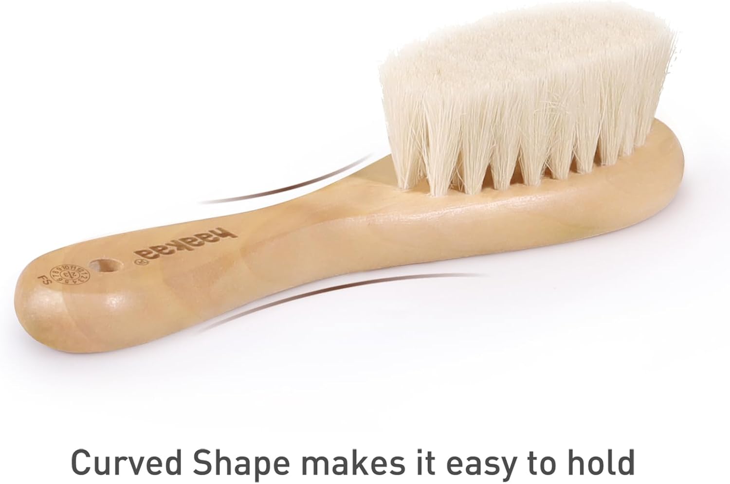 Thumbnail 3 de haakaa Baby Hair Brush and Comb Set (2pk) for Newborns & Toddlers with Natural Soft Wool Bristles