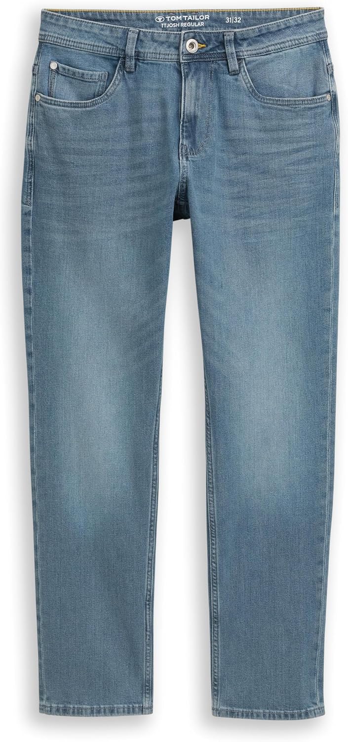 Detalle 2 de TOM TAILOR TTJOSH Regular Slim Jeans mit Stretch – zeitlose Five-Pocket-Jeans mit Bewegungsfreiheit