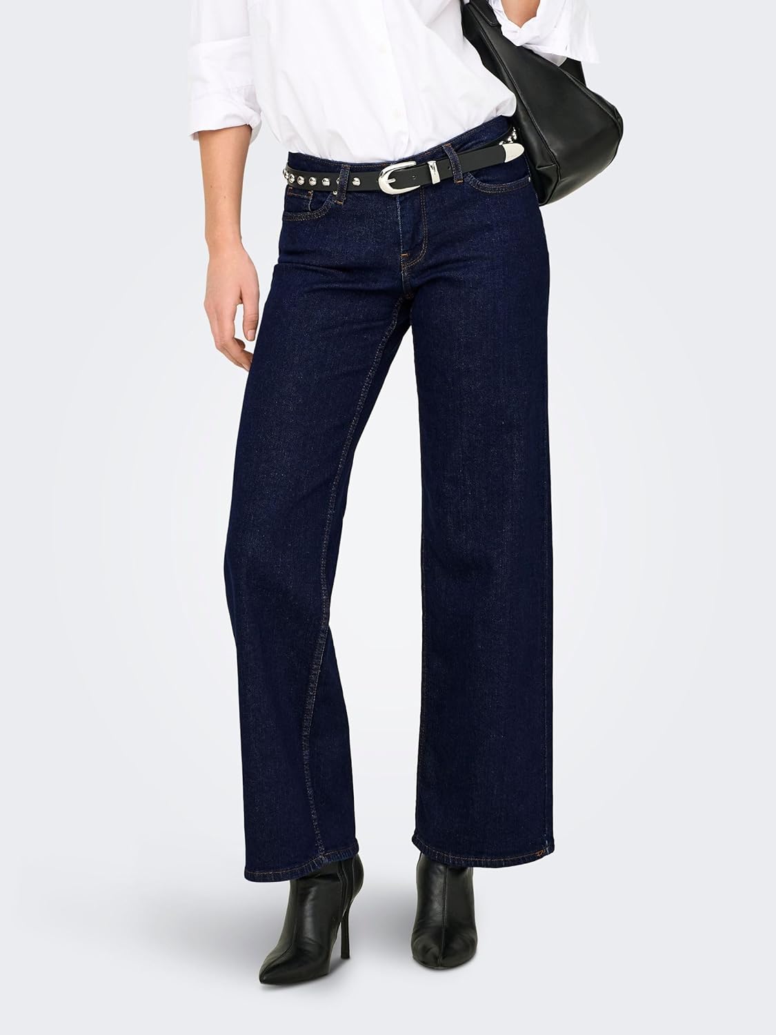 Thumbnail 5 de ONLY Onljudy-O LW Wide DNM Rinse Tai966 Noos Donna: jeans a gamba dritta per adolescenti, stile e comodità