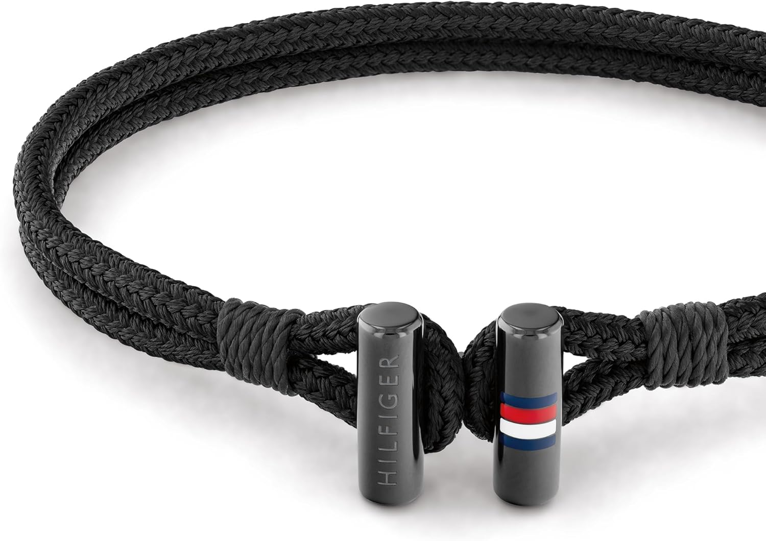 Thumbnail 1 de Tommy Hilfiger Jewelry Armband für Herren aus Nylon – Schwarze Farbe, 19 cm Innenumfang