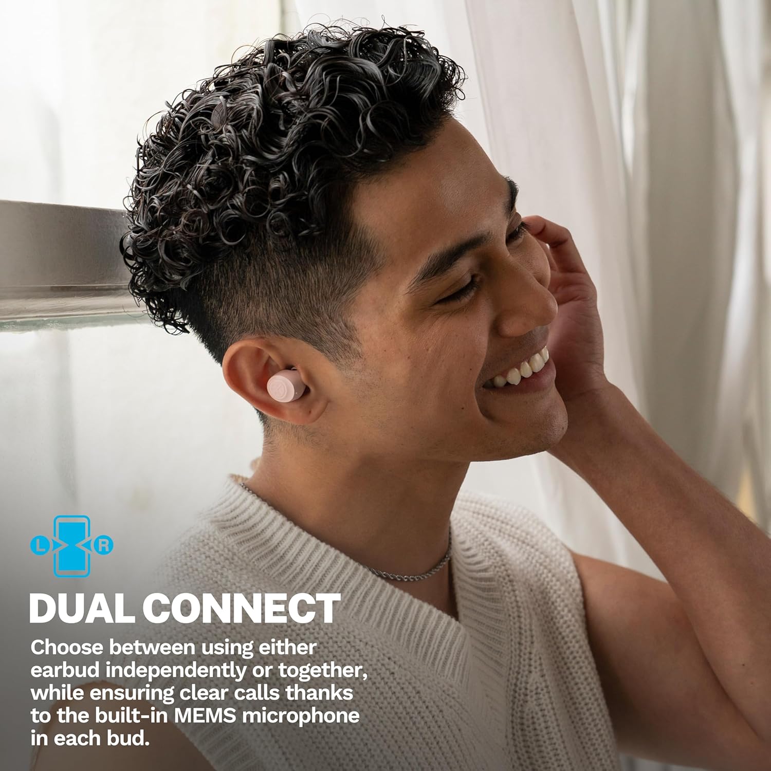 Thumbnail 3 de JLab Go Air Pop+: auricolari Bluetooth in-ear compatti con autonomia estesa, IP55 e Dual Connect