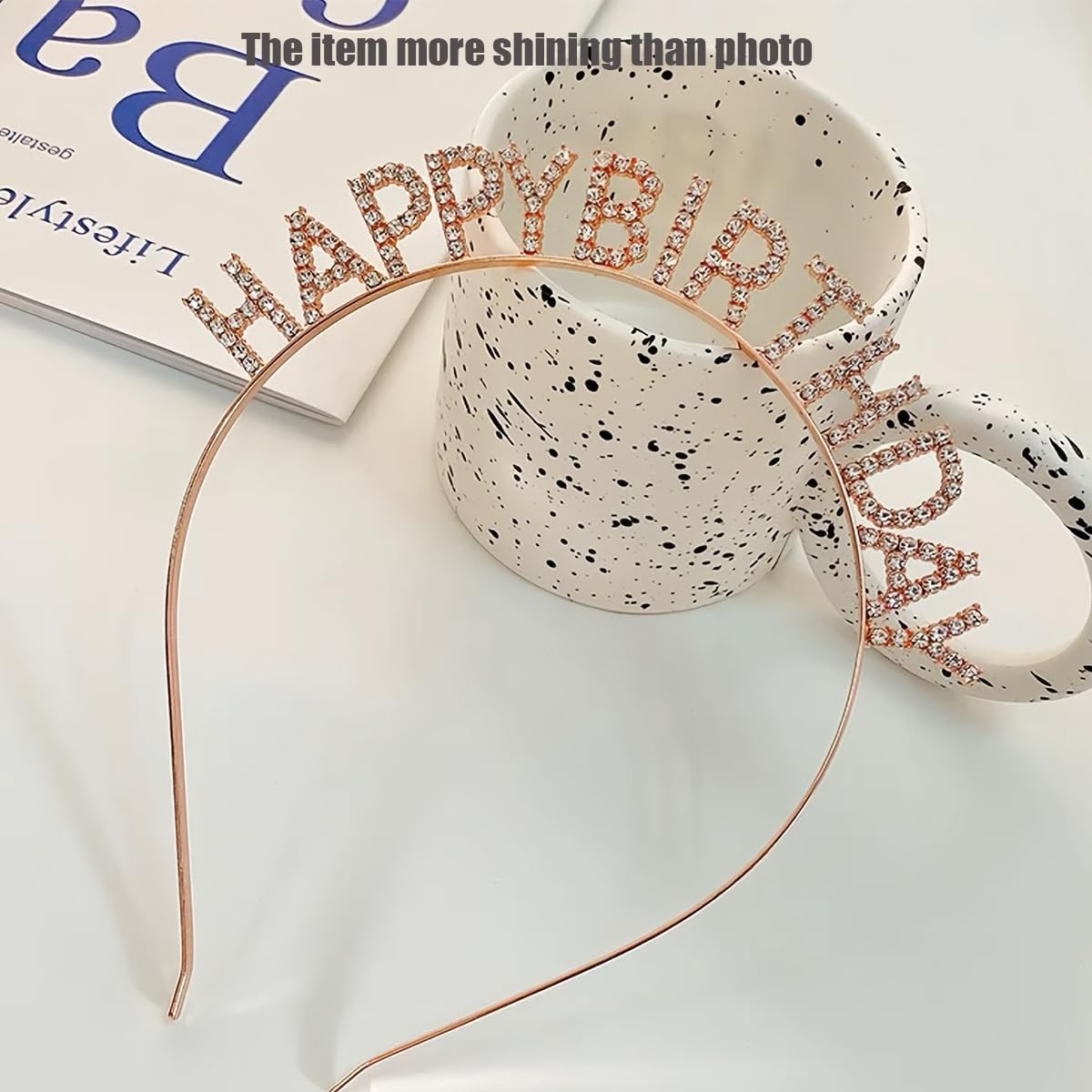 Detalle de Dimetey Birthday Crowns for Women with Sash and Tiara