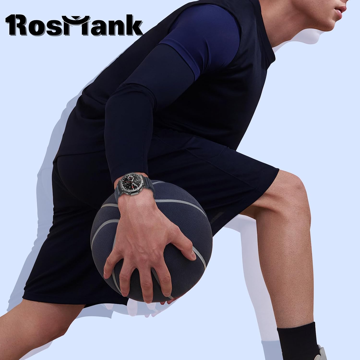 Thumbnail 6 de RosMank Wavy Nylon Watch Band for Amazfit T-Rex 3