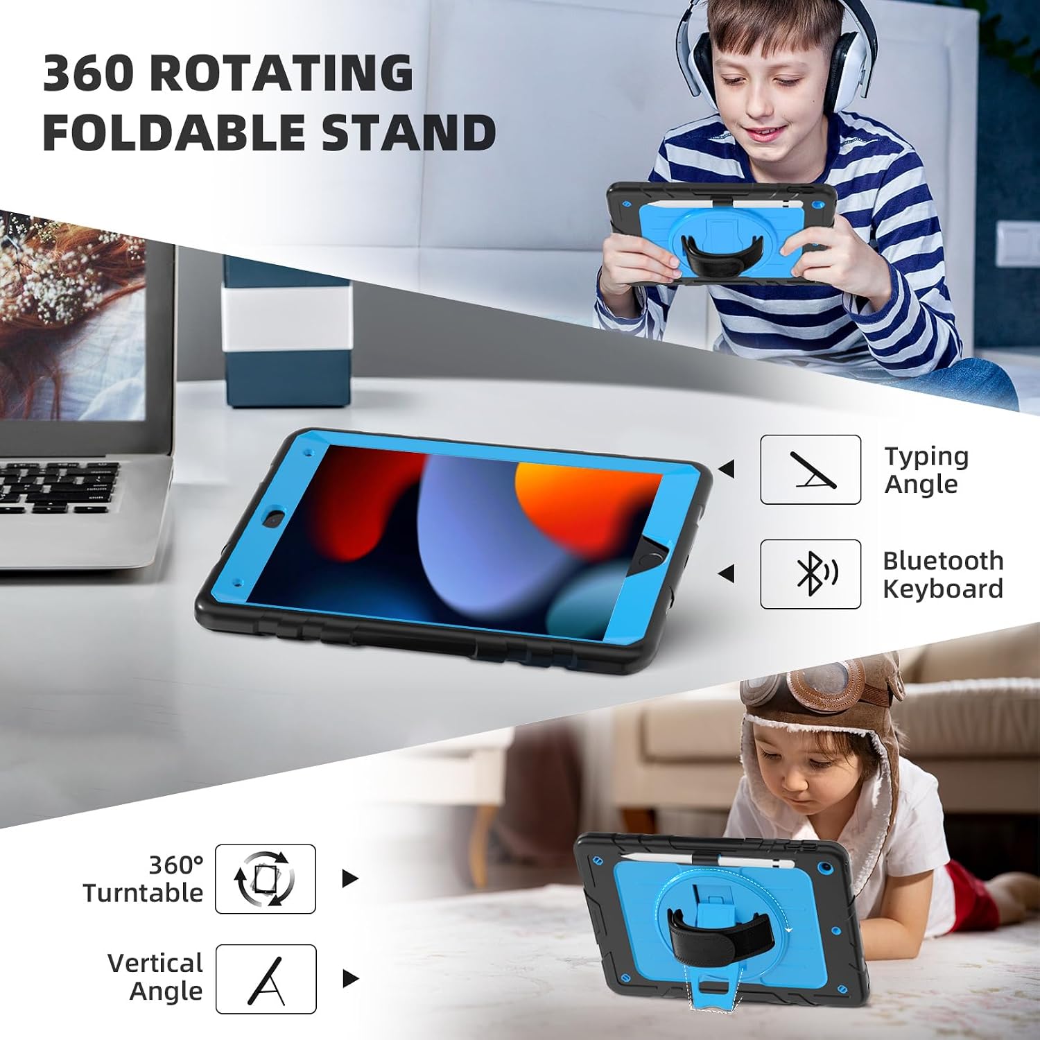 Thumbnail 6 de Stweap Case for iPad 10.2" with 360° Rotating Hand Strap