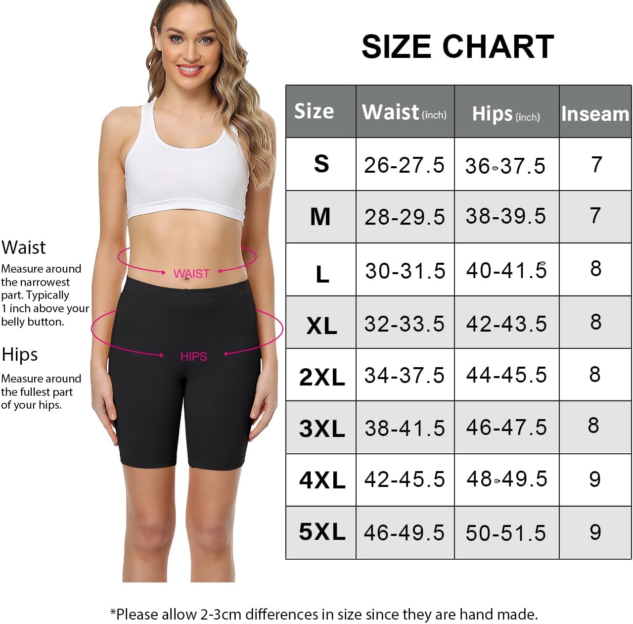 Thumbnail 5 de wirarpa Ladies Anti Chafing Shorts 4 Pack