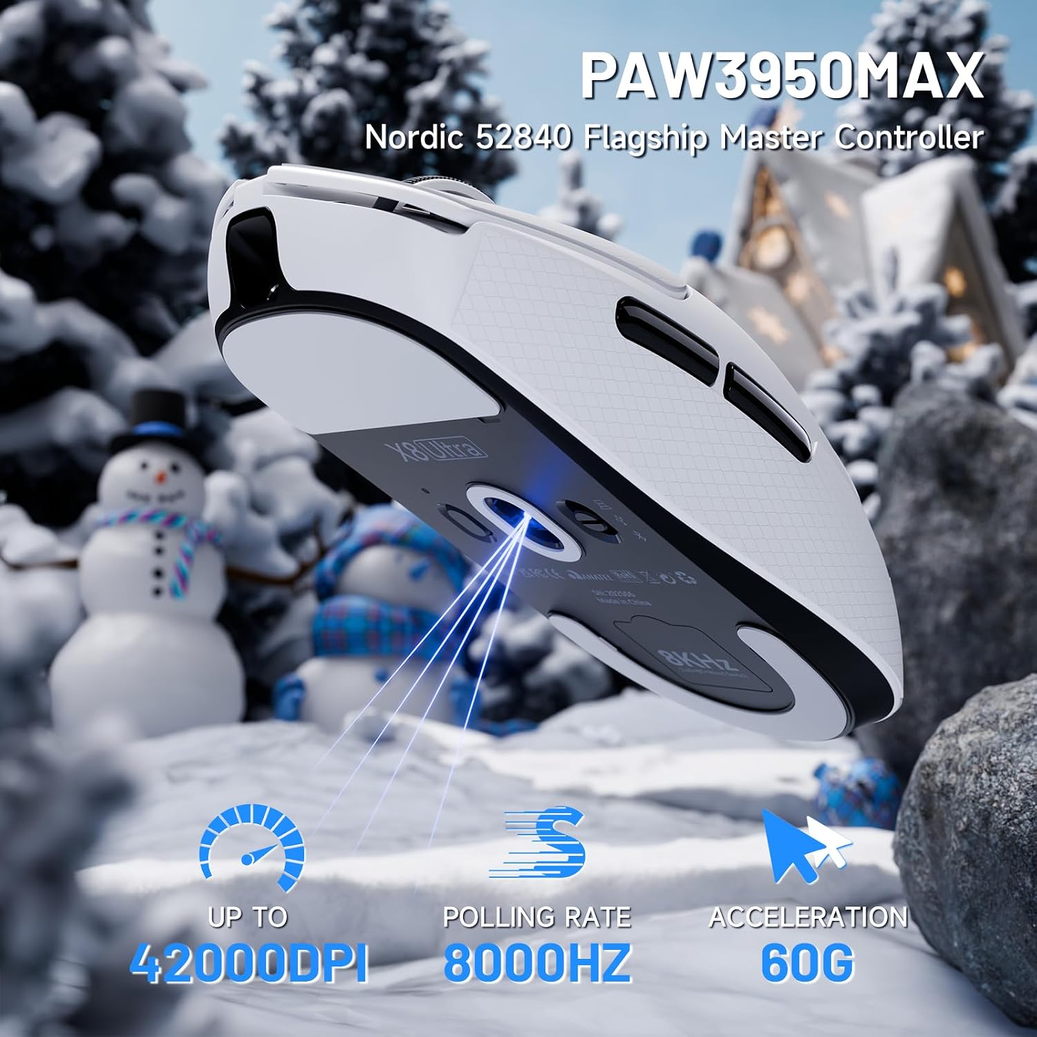 Thumbnail 5 de ATTACK SHARK X8 Ultra Maus 8K Wireless