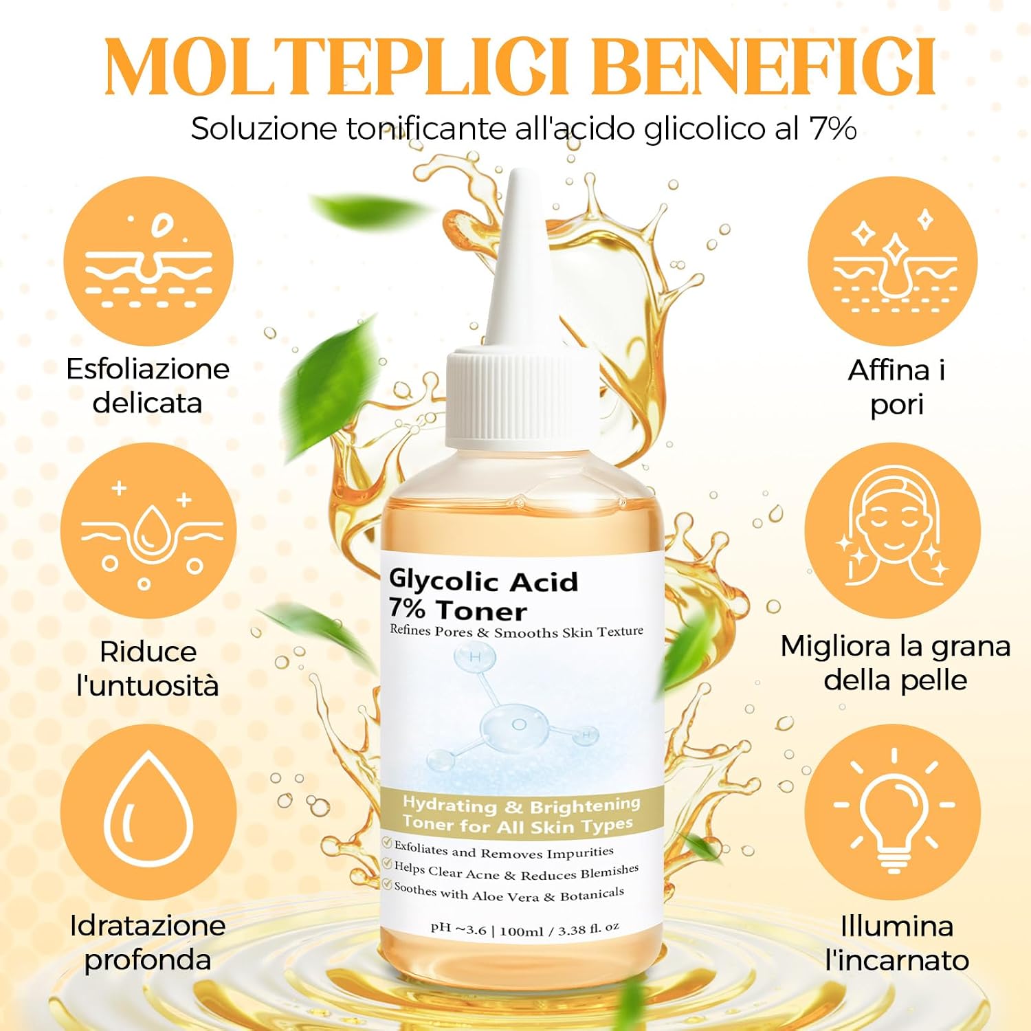 Thumbnail 6 de Acido Glicolico 7% Tonico Viso 100ml