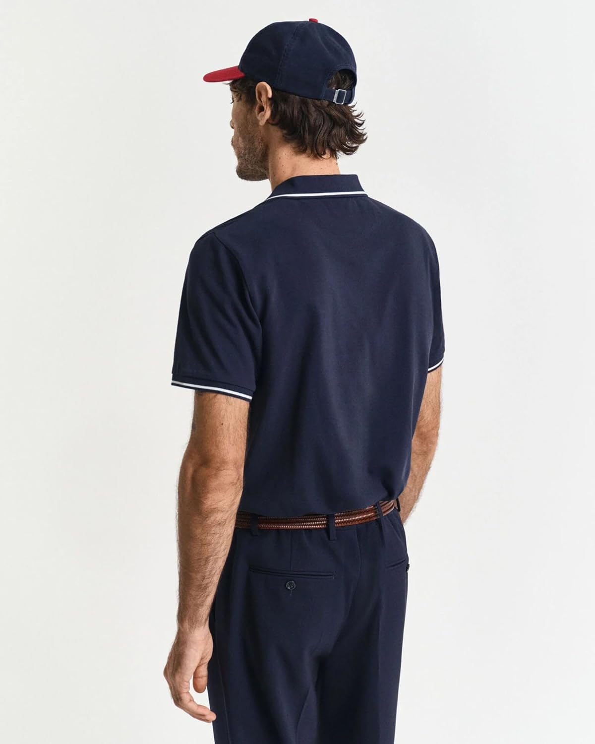 Thumbnail 4 de Gant Herren Tipping Ss Pique Rugger – Normale Passform, Flachstrickkragen