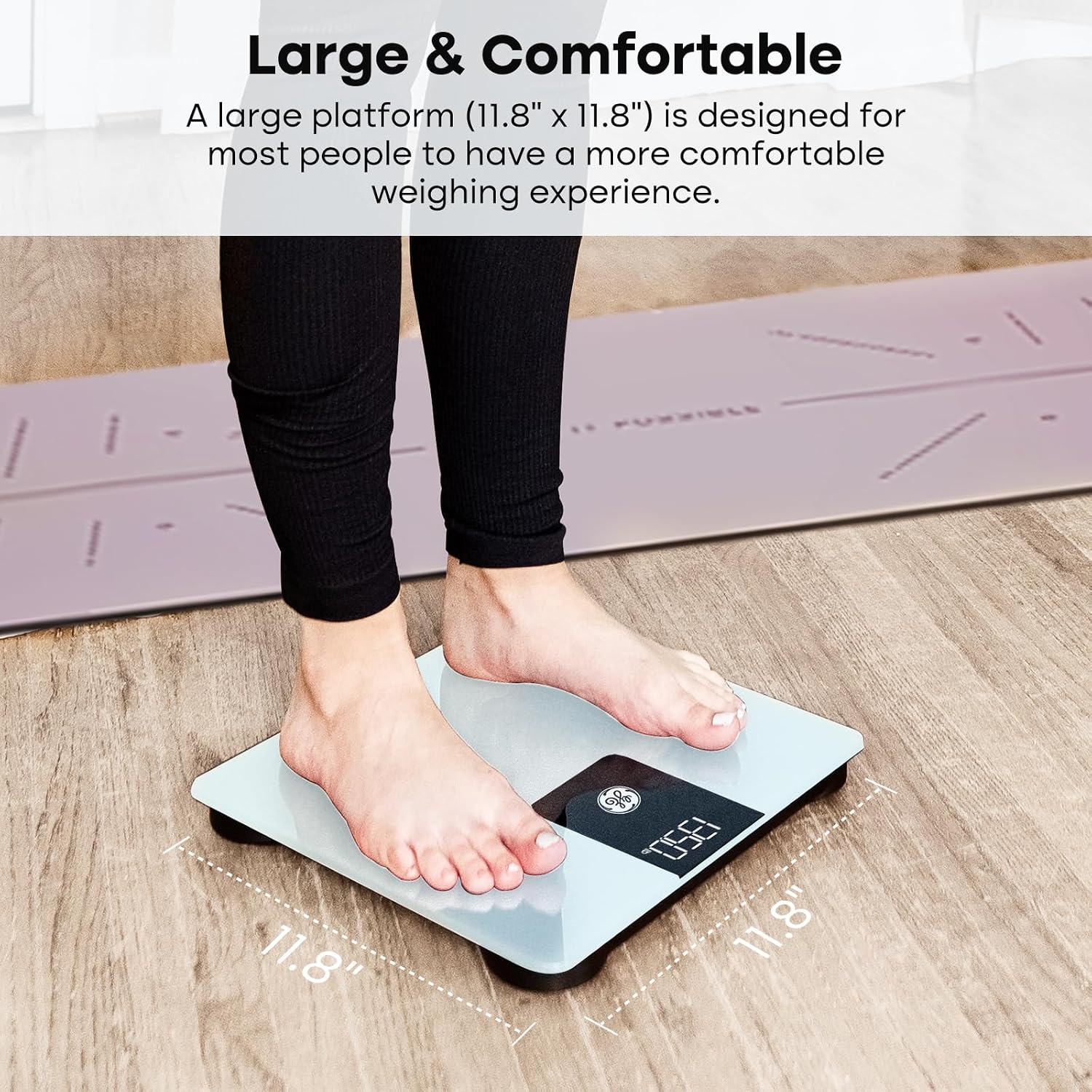 Detalle 1 de GE Digital Bathroom Scale, 500 lb Capacity
