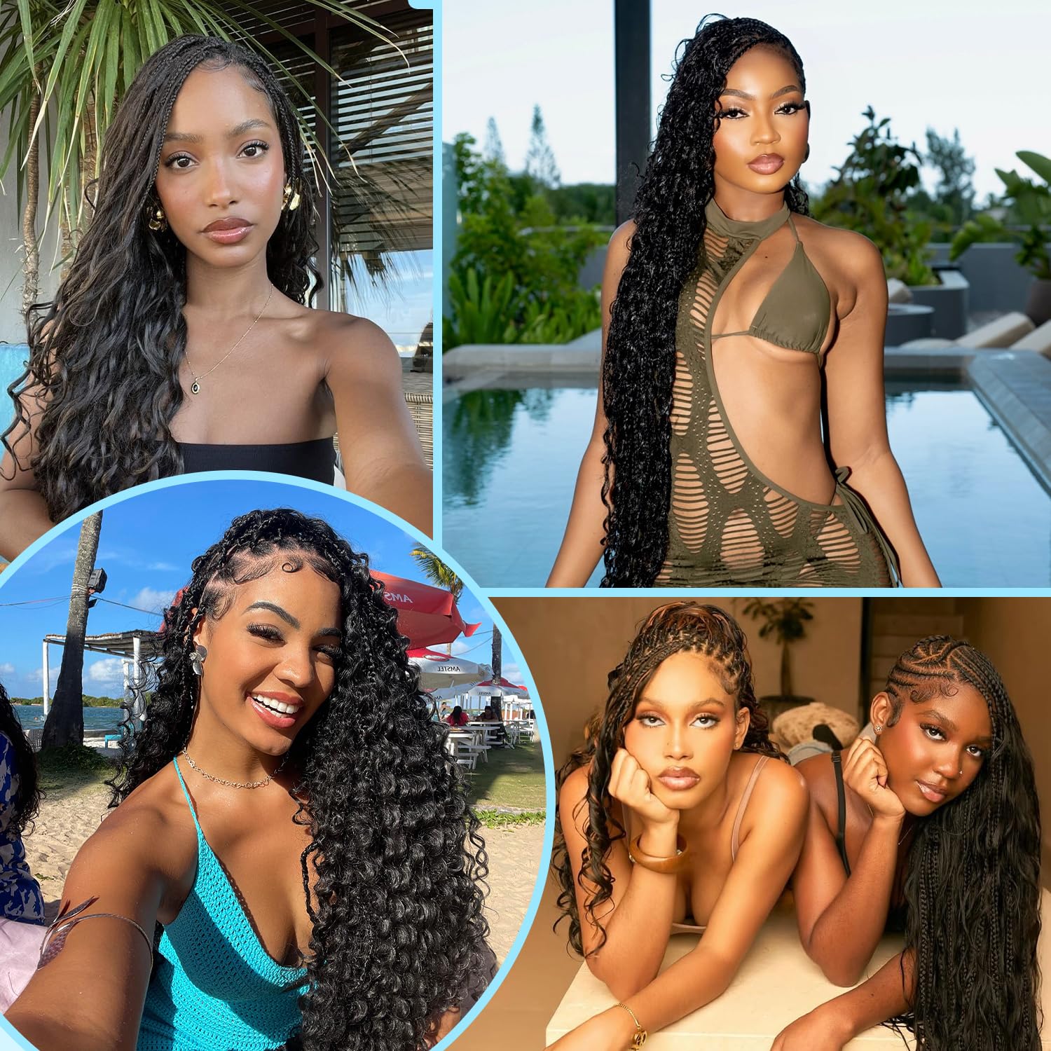 Thumbnail 3 de Miokimou Human Braiding Hair 24 Inch