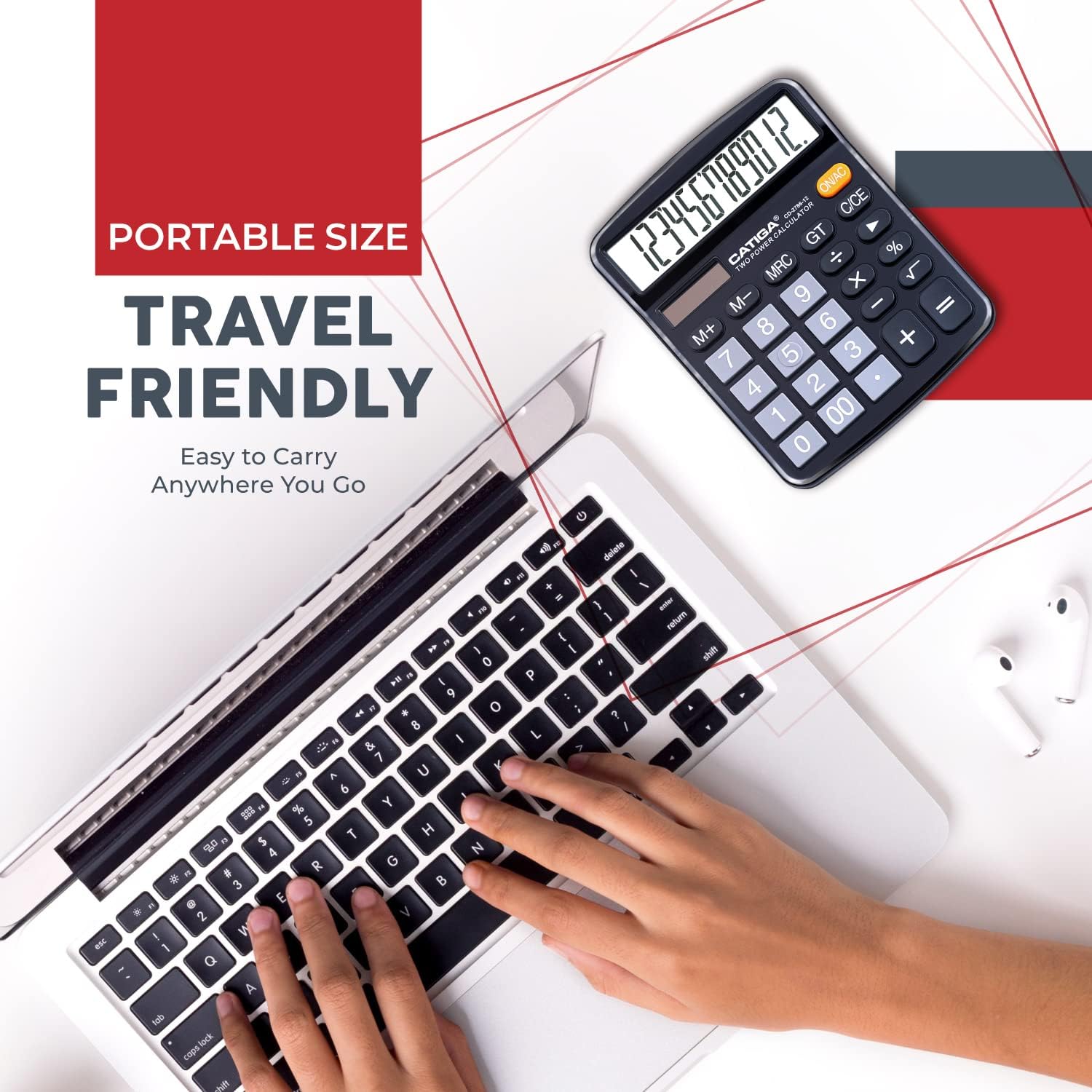Thumbnail 6 de CATIGA 12 Digit Desk Calculator 📟