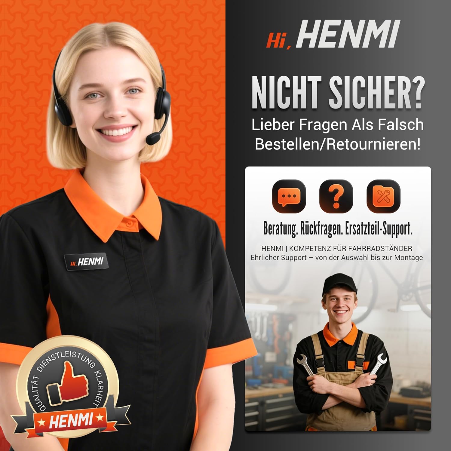 Thumbnail 6 de HENMI Fahrradständer 24-29 Zoll Höhenverstellbar