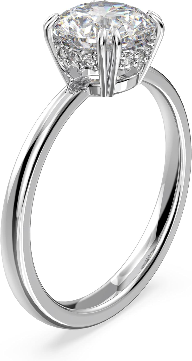 Thumbnail 1 de Swarovski Stilla Collection bague cocktail, taille princesse, sertie à deux griffes