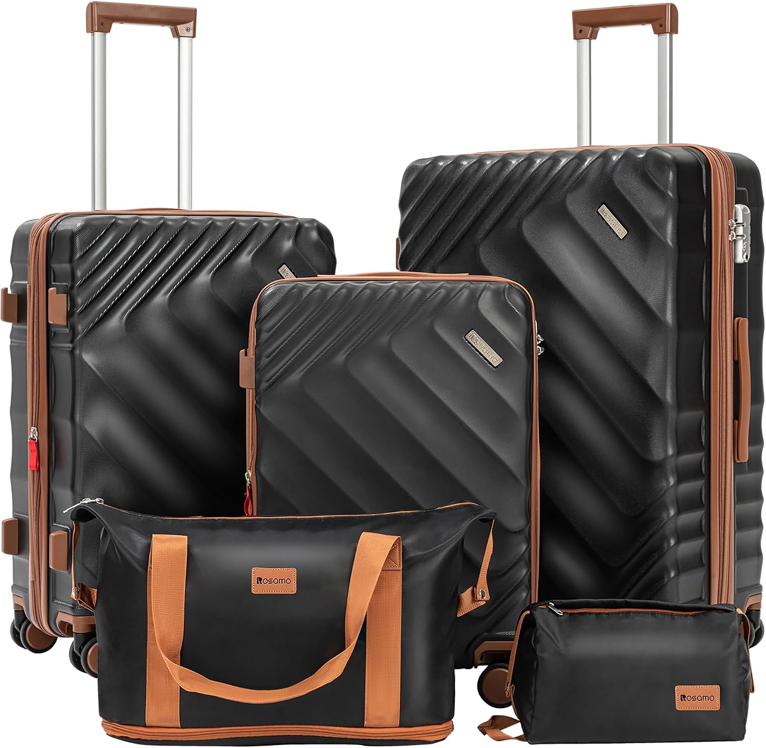 Detalle de Rosamo 5-Piece Luggage Set 22x14x9 Carry-On
