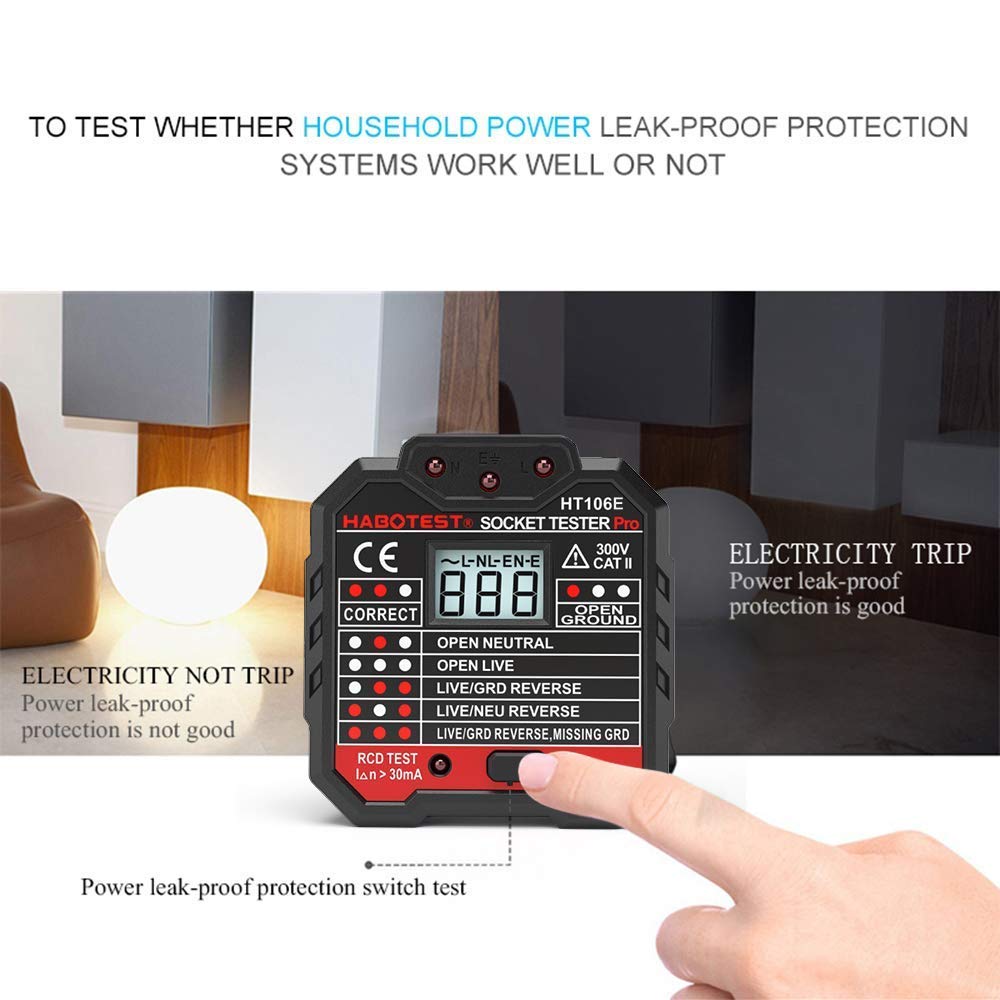 Thumbnail 5 de QUILLE Socket Tester with LCD UK Plug