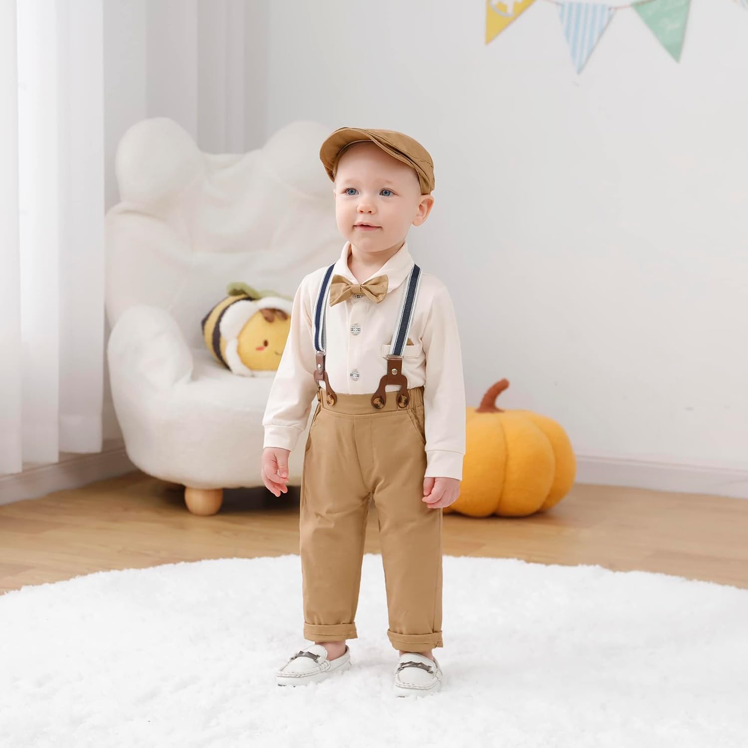Detalle de Amissz Baby Jungen Gentleman Anzug 0-18 Monate