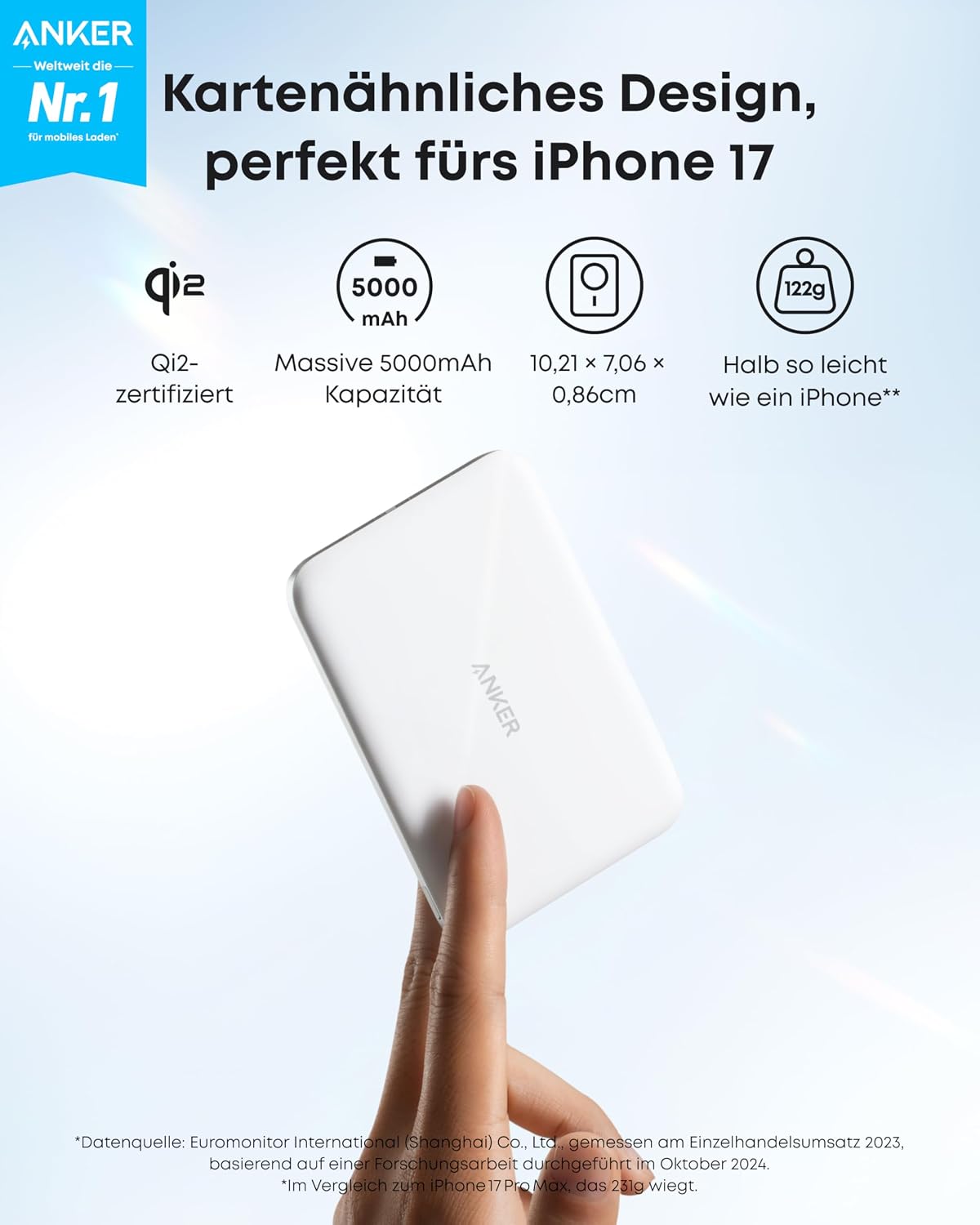Detalle de Anker Nano Powerbank 5000 mAh Magnet-Powerbank