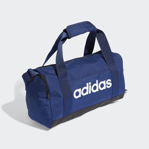 Thumbnail 2 de adidas Essentials Linear Duffel Bag unisex (XS) en azul marino y blanco