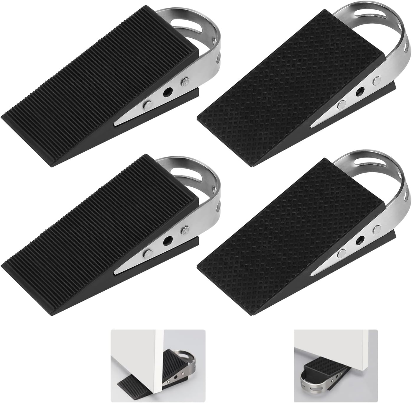Detalle de Supaway 97312 Rubber Door Wedges, Set of 4, Non-Slip Grip