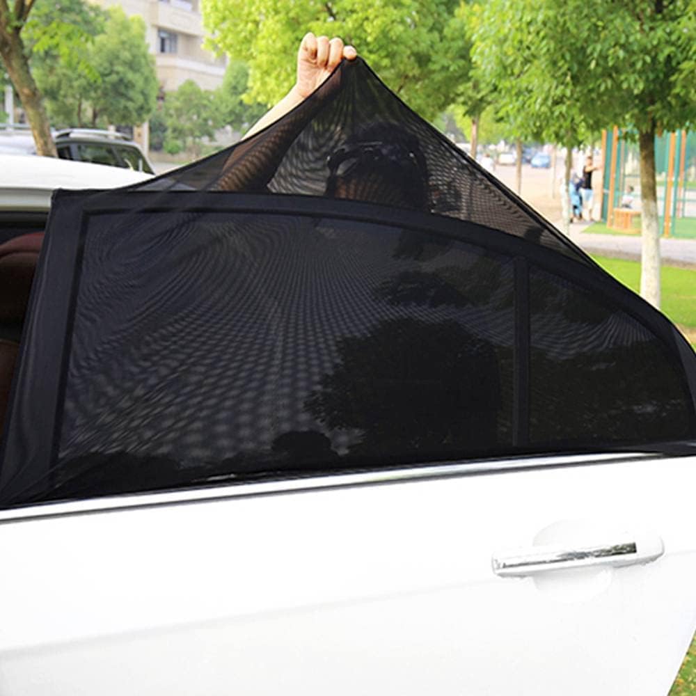 Detalle de Joyblossom Autofenster-Sonnenschutz für Babys, UV-Schutz, 2 Stück – universell passend und atmungsaktiv