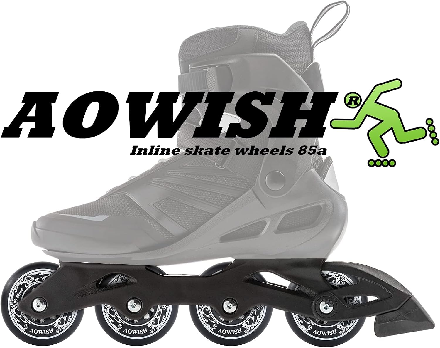 Detalle de AOWISH Inline Skate Wheels 85A