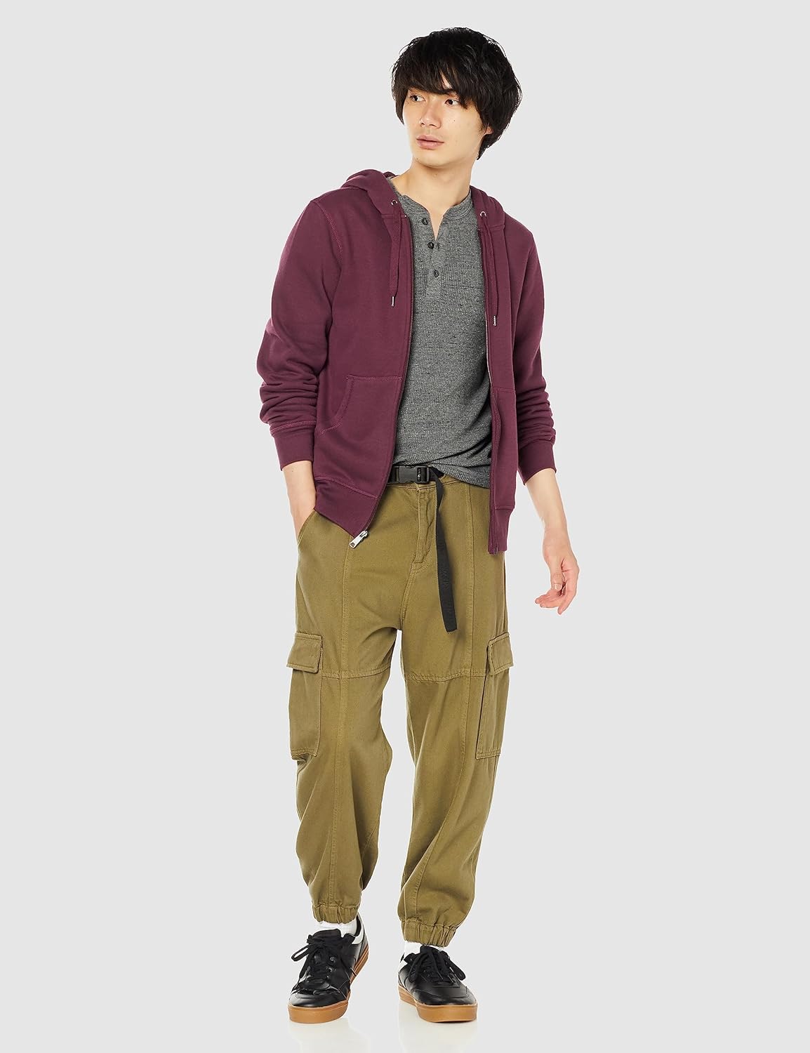 Thumbnail 1 de Amazon Essentials Uomo Felpa con Cappuccio e Cerniera Integrale in Pile – taglie Big & Tall