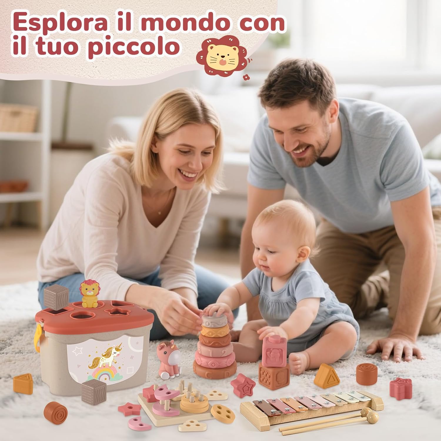 Thumbnail 3 de Almaxi 5 en 1 Juguetes Montessori 6-12 meses