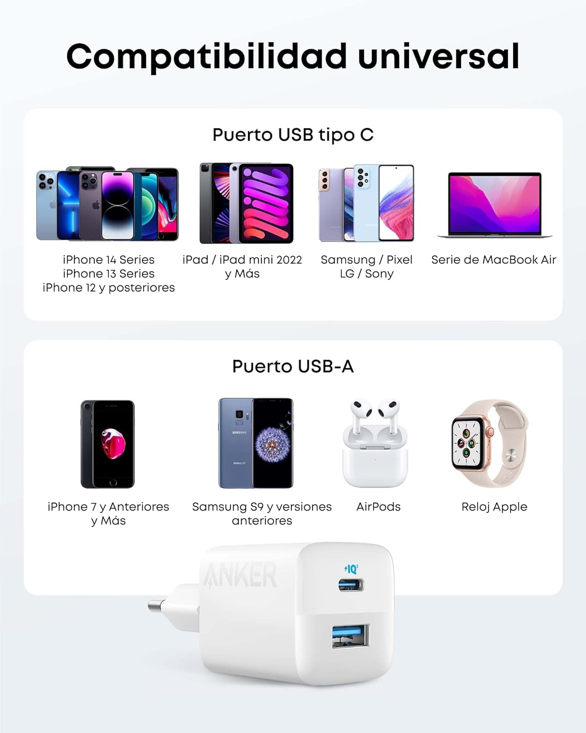 Thumbnail 6 de Anker 323 Cargador 33W USB-C para iPhone
