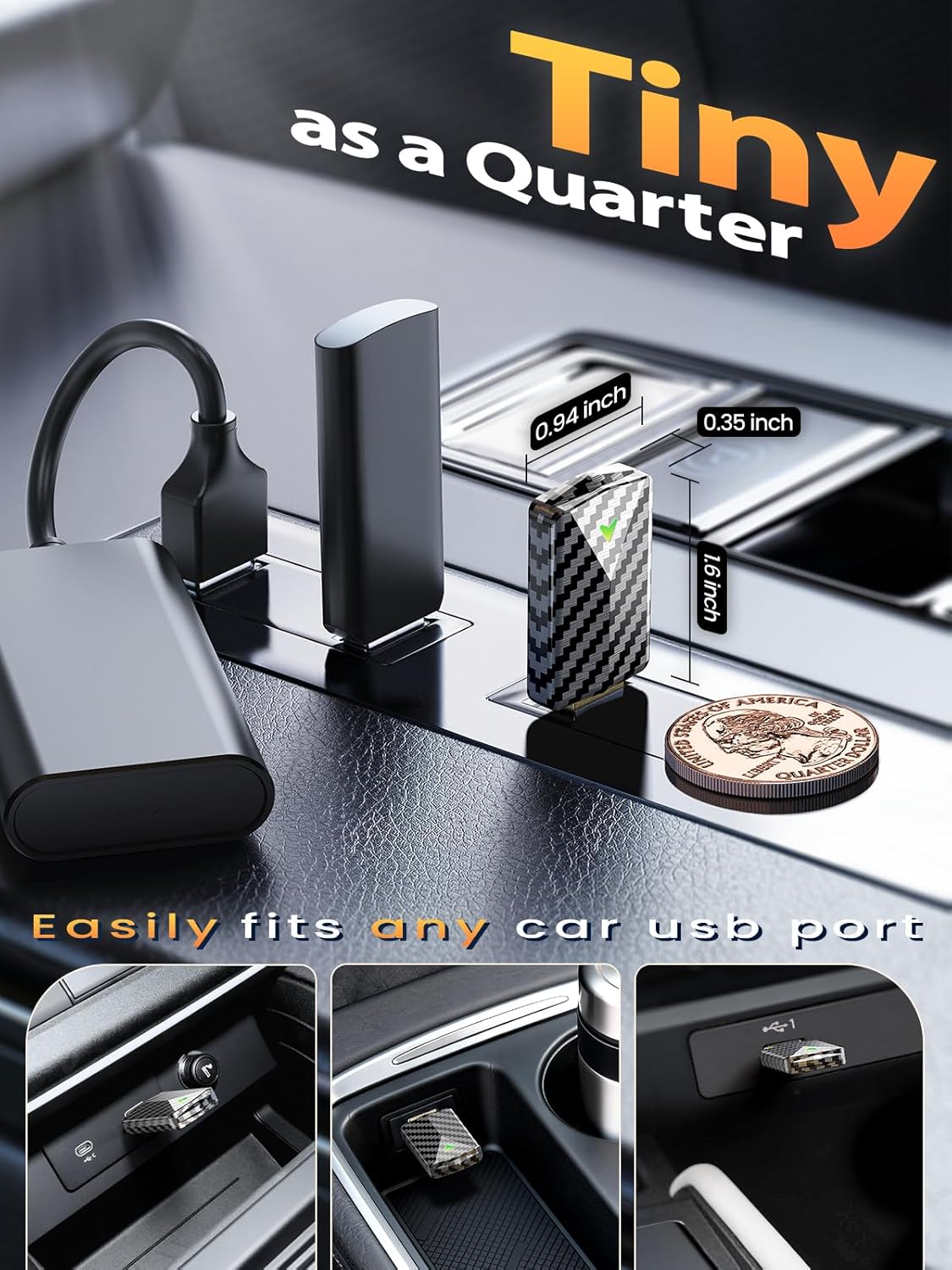 Thumbnail 4 de Mini Wireless CarPlay Adapter ⚡
